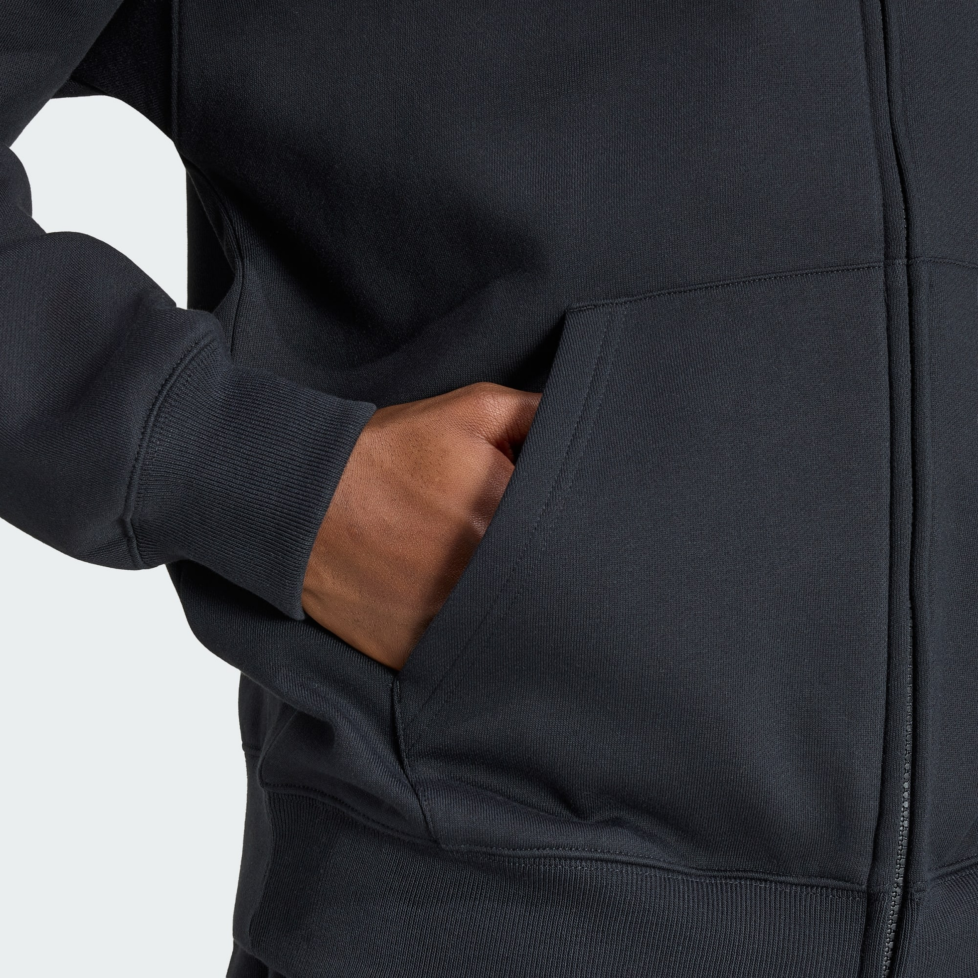 ADIDAS ORIGINALS, Adidas Originals Trefoil Essentials Loose Full Zip Huvtr&ouml;ja