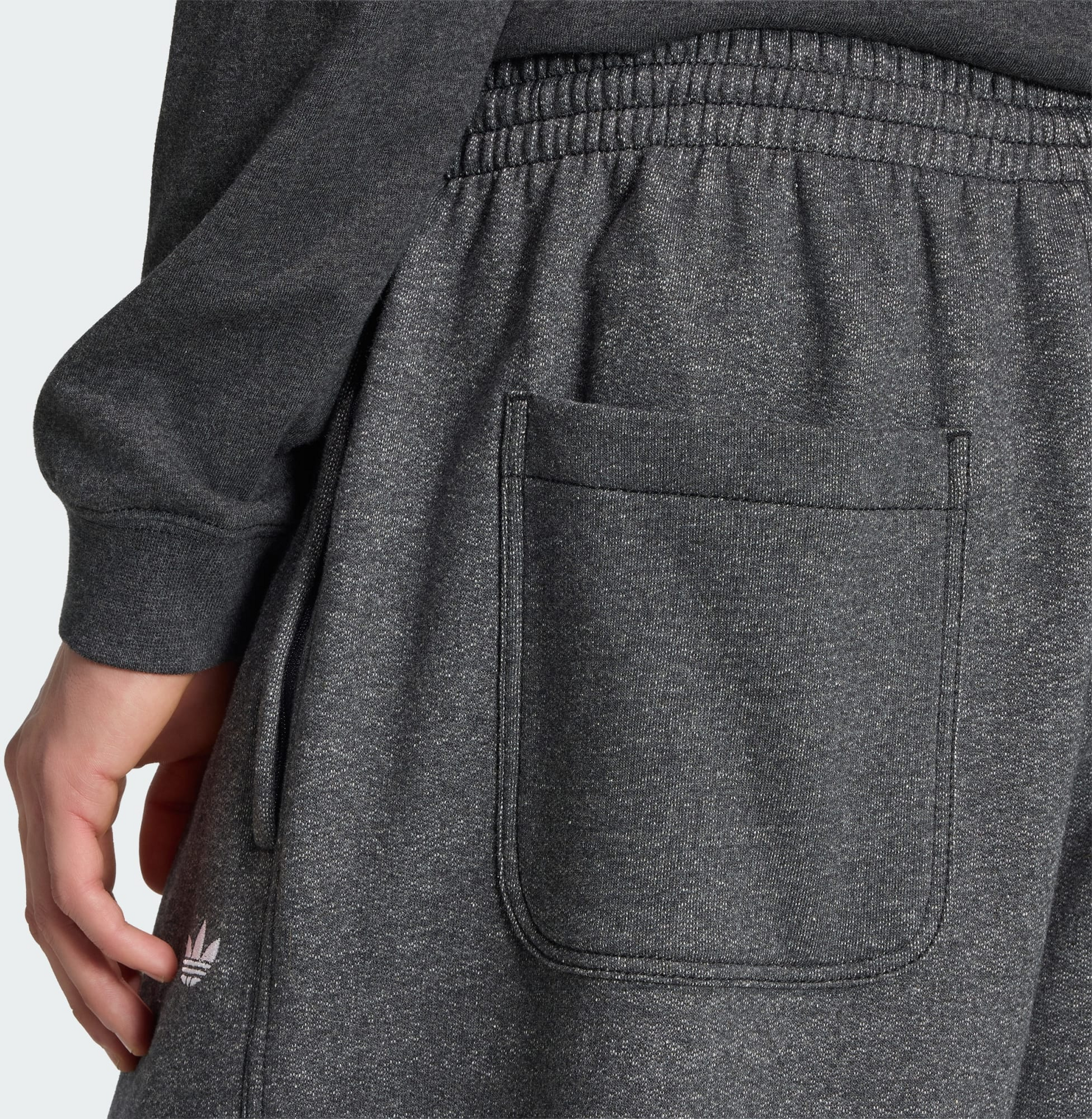 ADIDAS ORIGINALS, Adidas Originals Trefoil Essentials Melange Baggy Byxor Med Raka Benslut