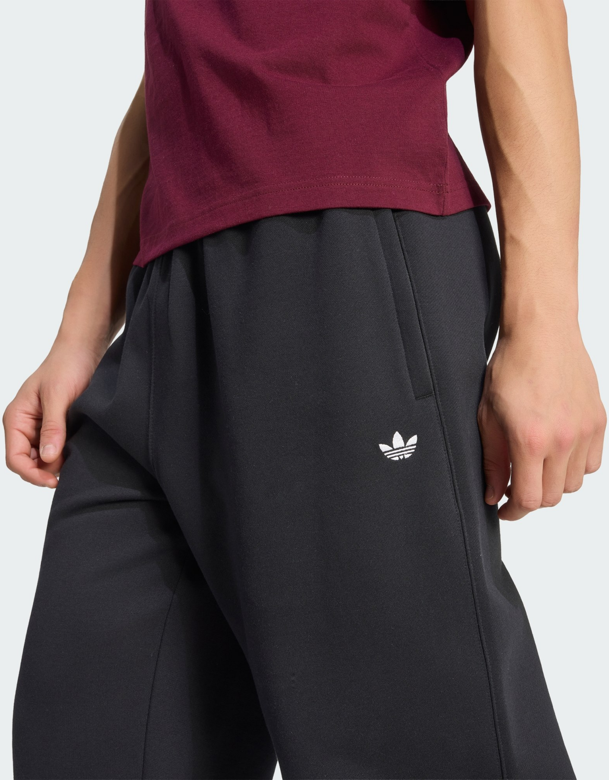 ADIDAS ORIGINALS, Adidas Originals Trefoil Essentials Open Hem Byxor