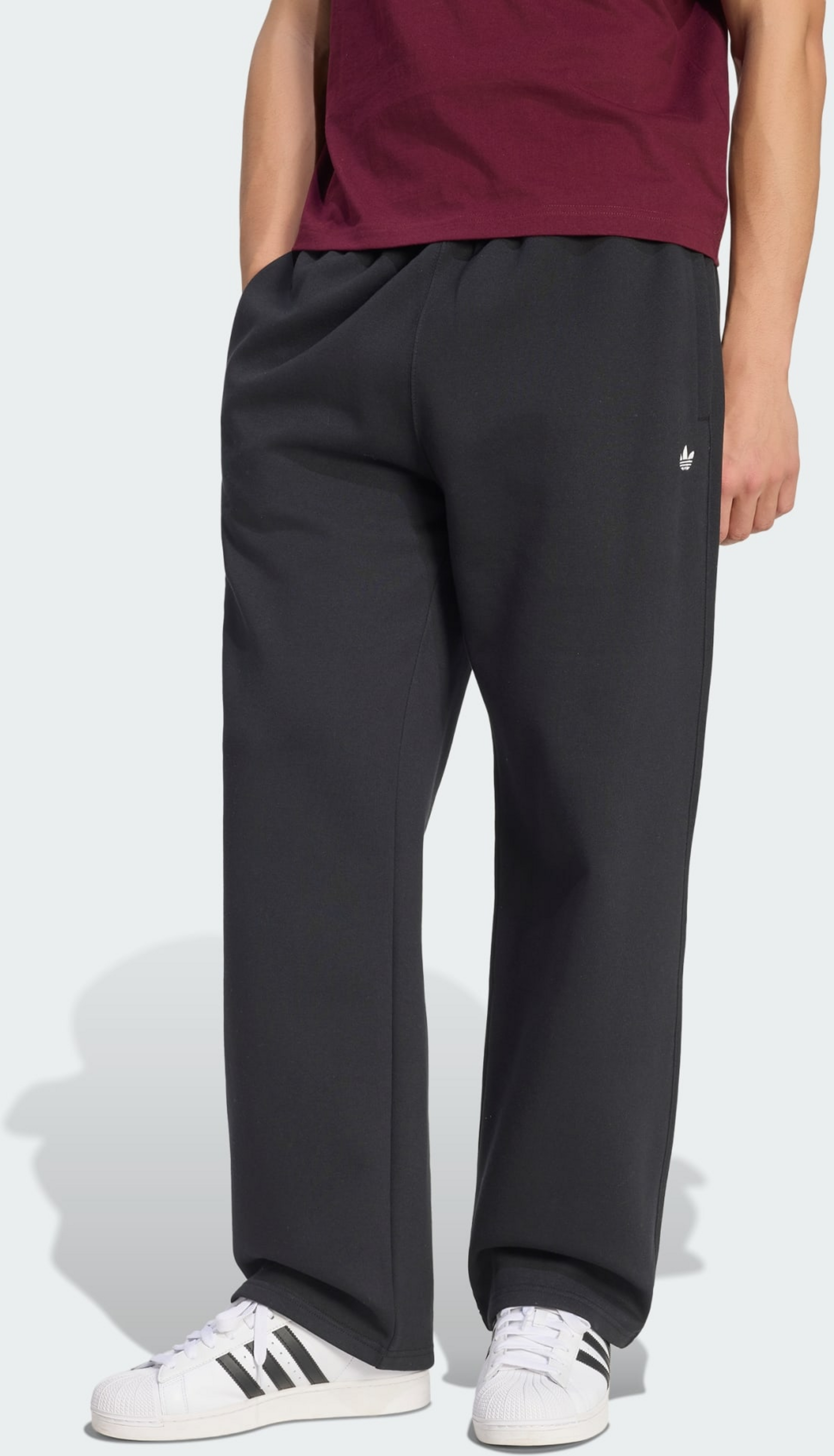 ADIDAS ORIGINALS, Adidas Originals Trefoil Essentials Open Hem Byxor