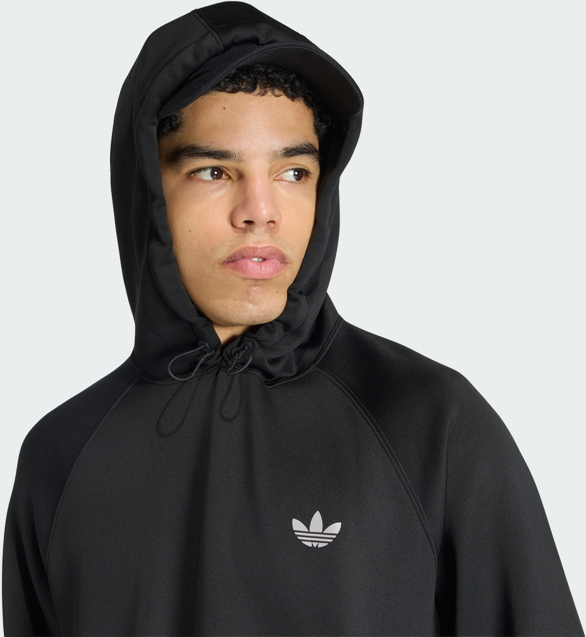 ADIDAS ORIGINALS, Adidas Originals Trefoil Essentials Spacer Hoodie