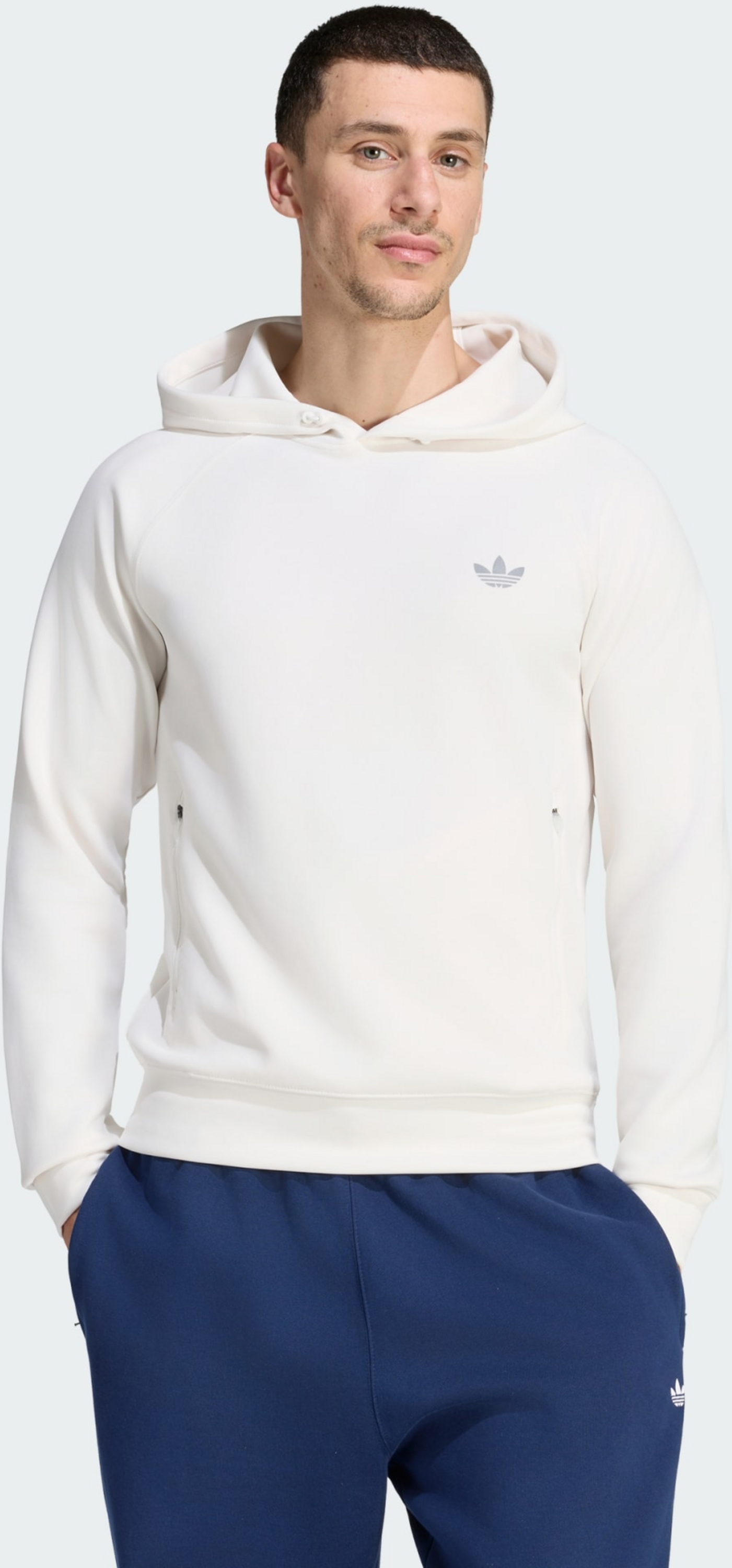 ADIDAS ORIGINALS, Adidas Originals Trefoil Essentials Spacer Hoodie