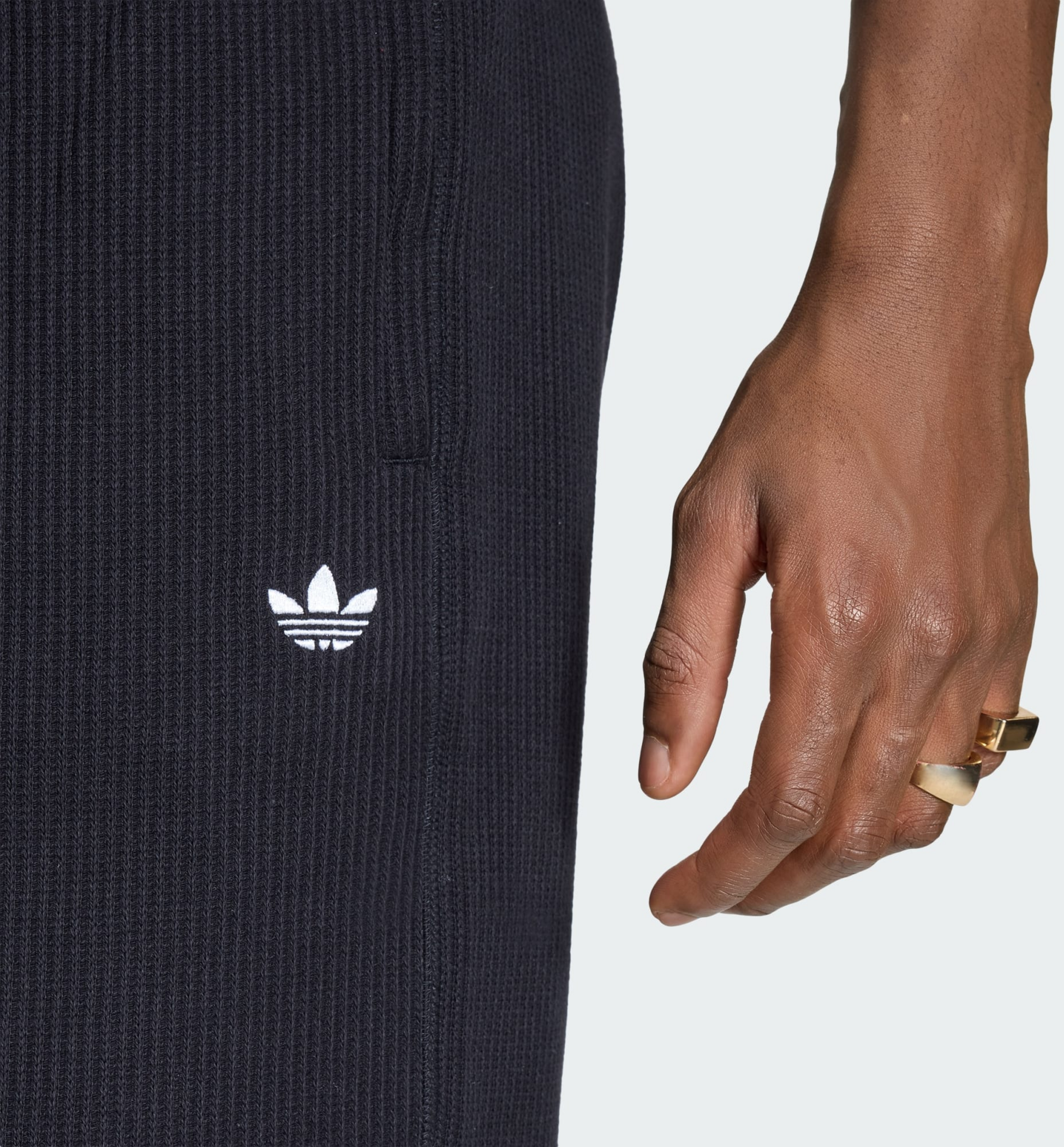 ADIDAS ORIGINALS, Adidas Originals Trefoil Essentials Waffle Shorts