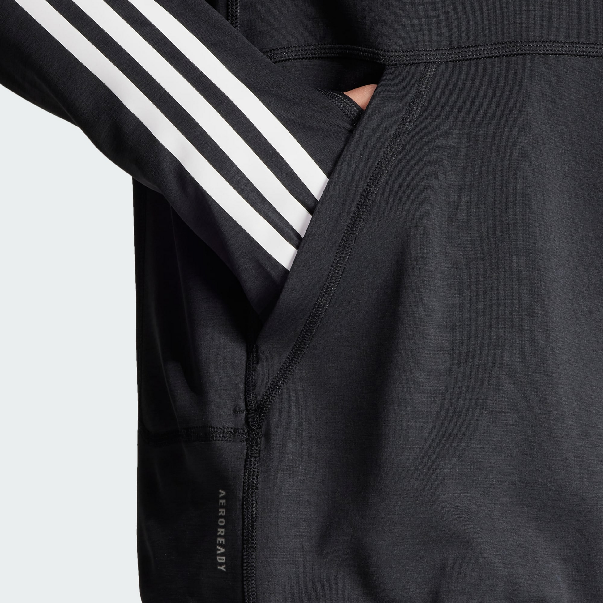 ADIDAS, Adidas Own The Run 3-stripes Hoodie