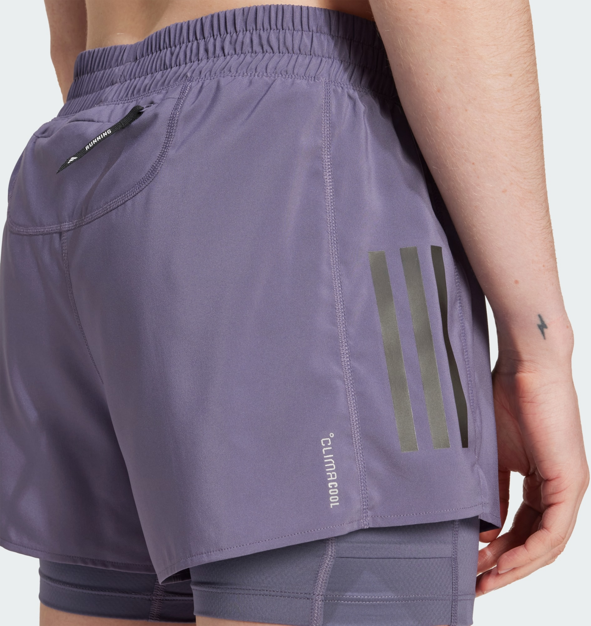 ADIDAS, Adidas Own The Run Climacool 2-in-1 Shorts