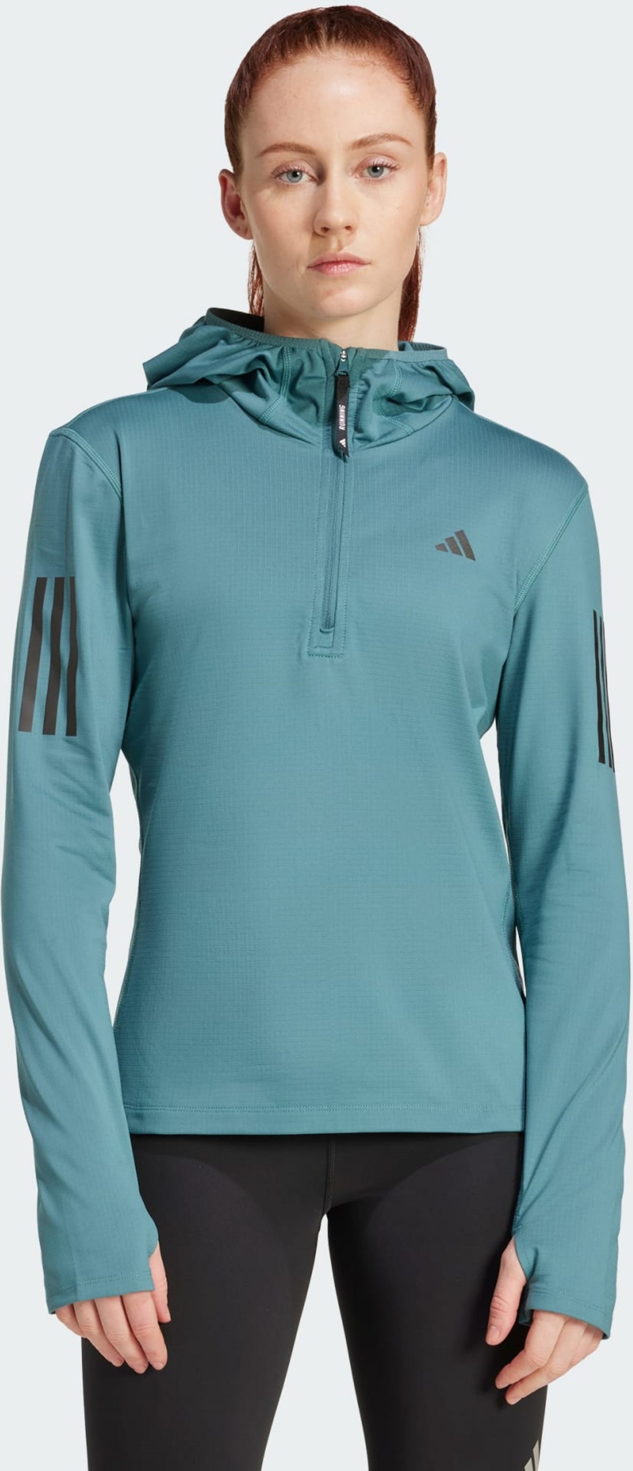 ADIDAS, Adidas Own The Run Winterized Hooded Half-zip