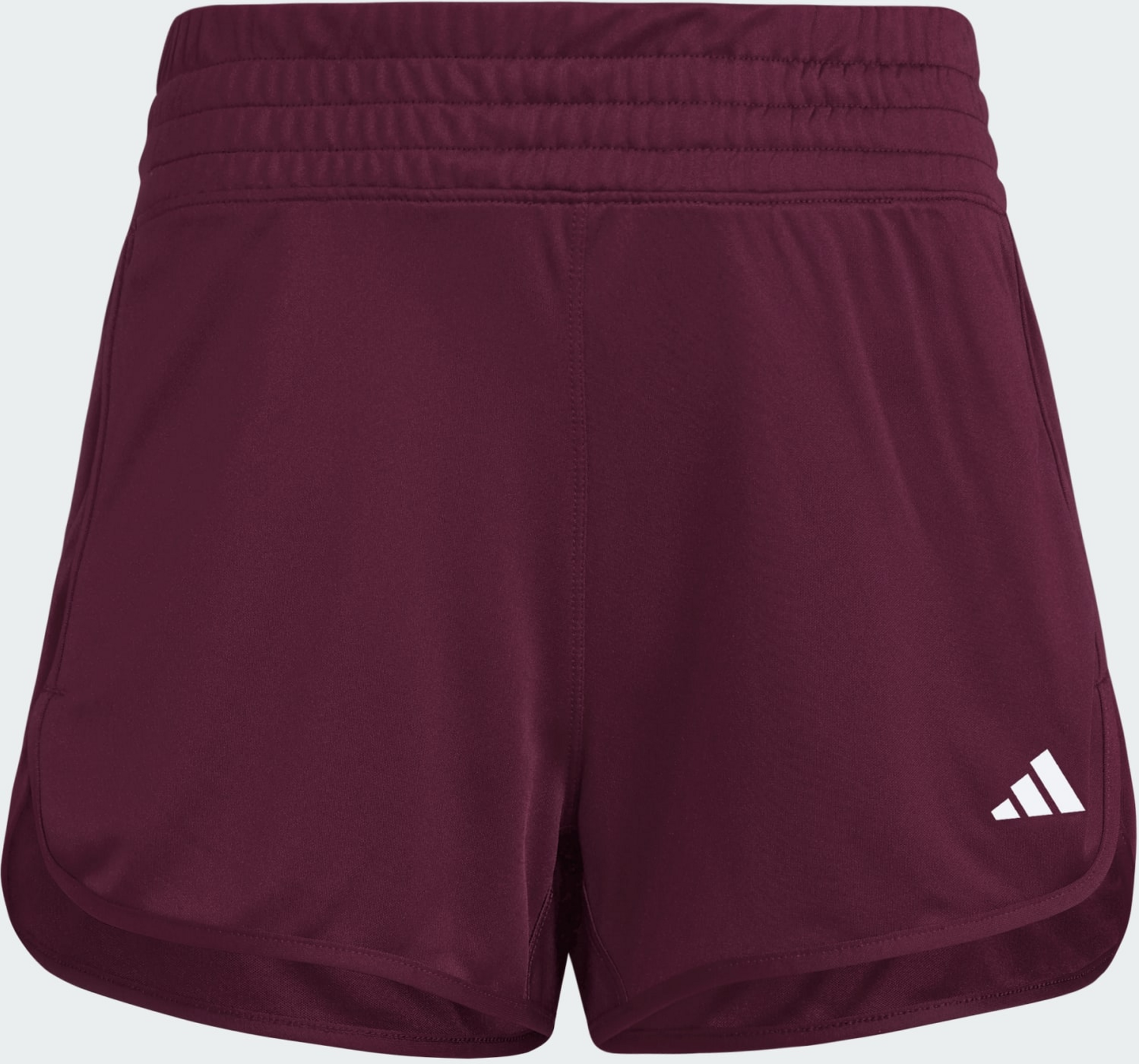 ADIDAS, Adidas Pacer Essentials Knit High-rise Shorts