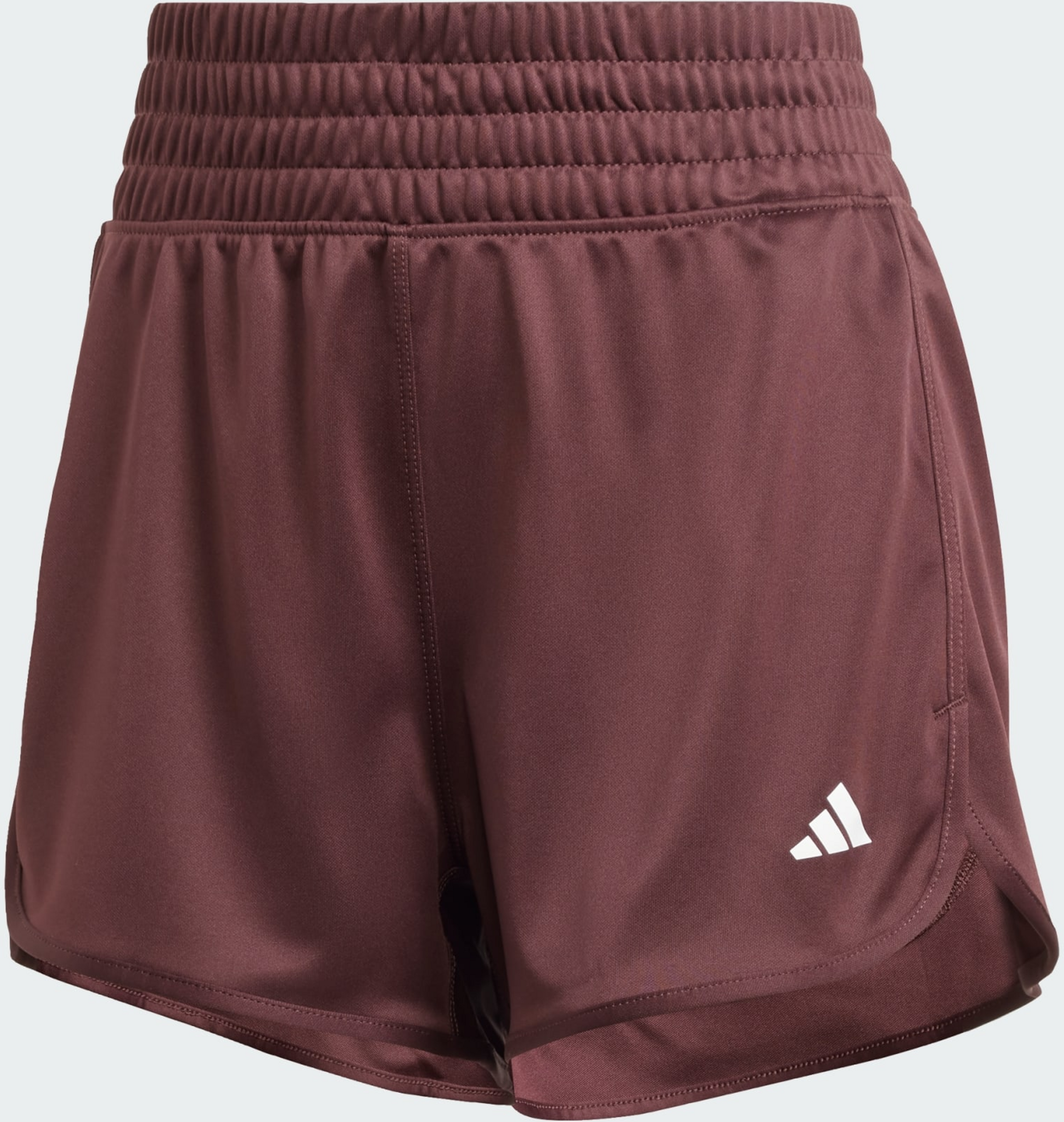 ADIDAS, Adidas Pacer Essentials Knit High-rise Shorts