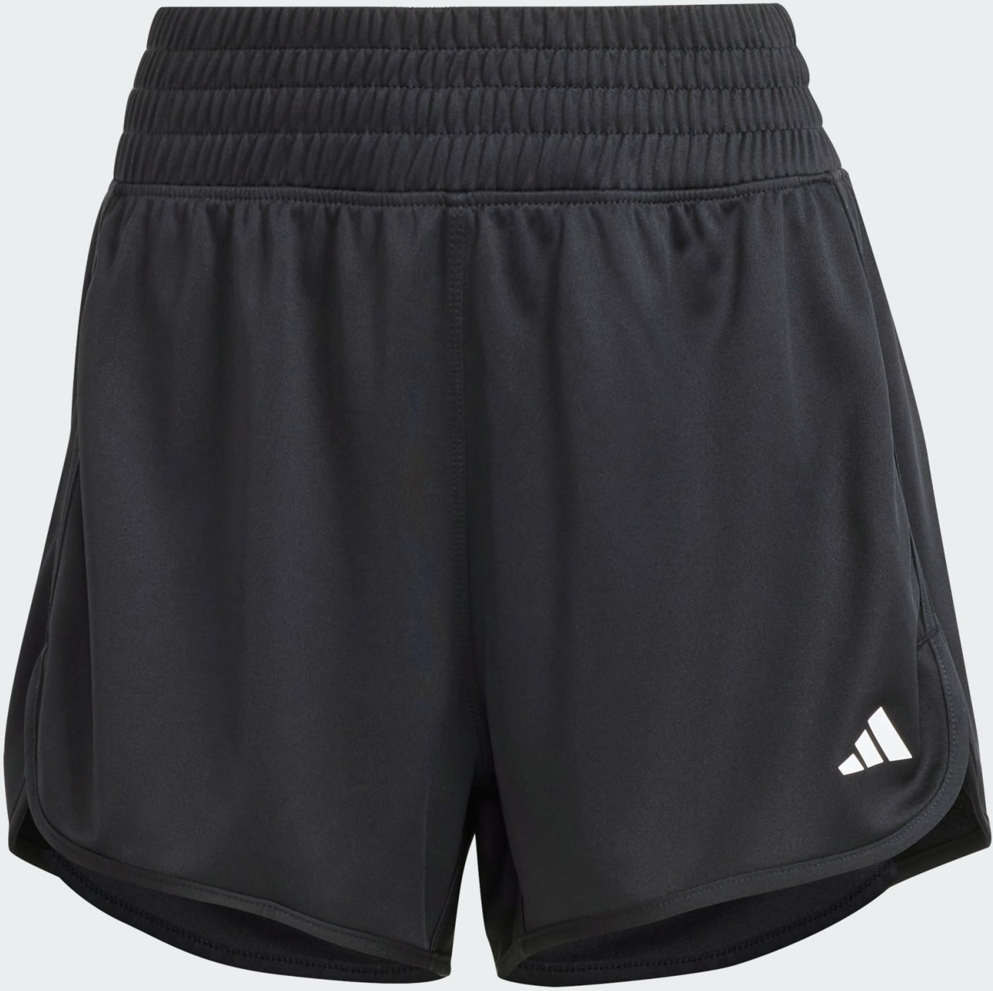 ADIDAS, Adidas Pacer Essentials Knit High-rise Shorts