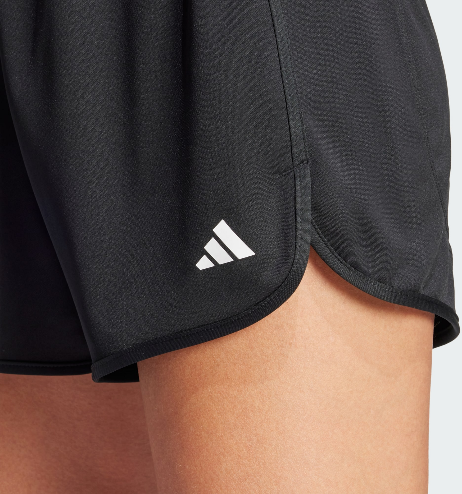 ADIDAS, Adidas Pacer Essentials Knit High-rise Shorts