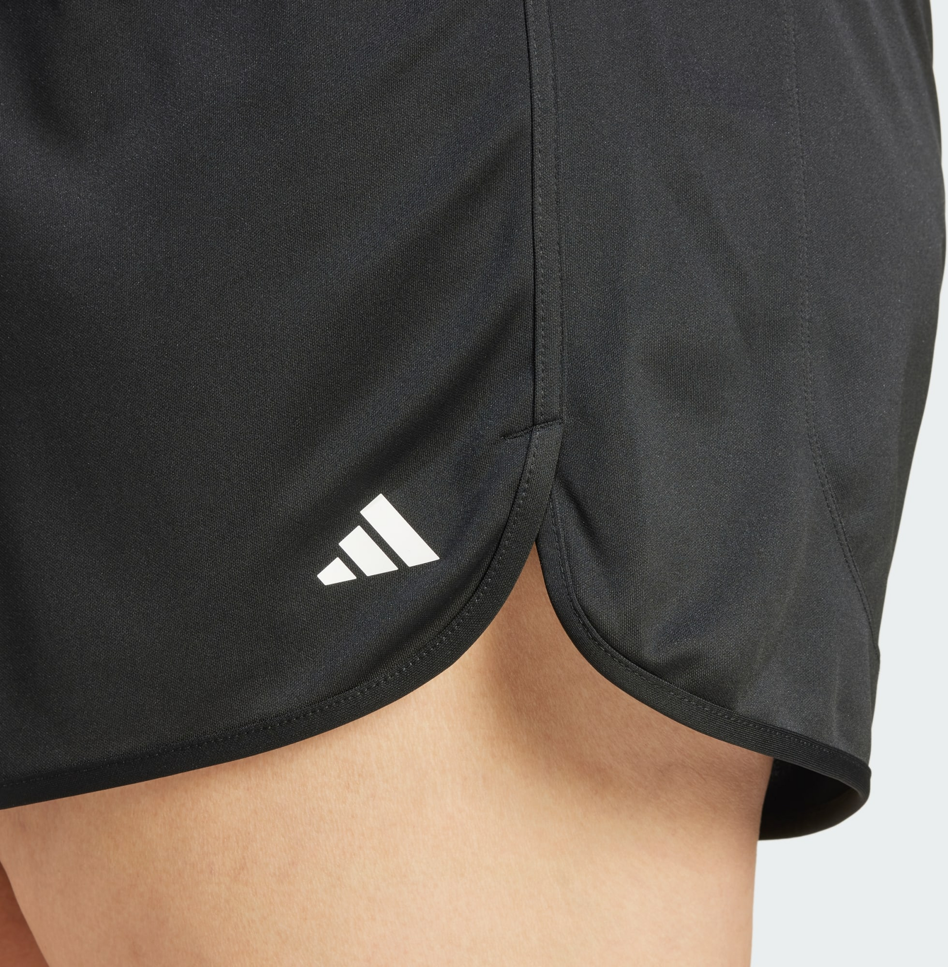 ADIDAS, Adidas Pacer Essentials Knit High-rise Shorts