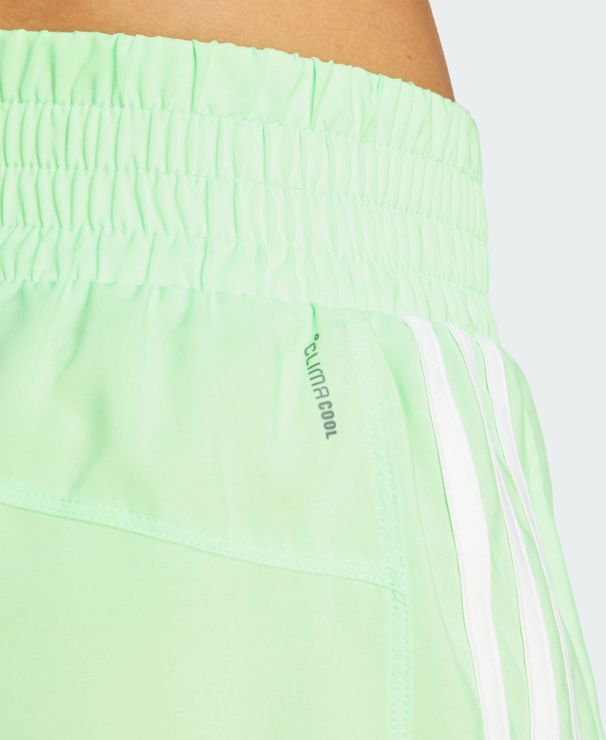ADIDAS, Adidas Pacer Training 3-stripes Woven High-rise Shorts