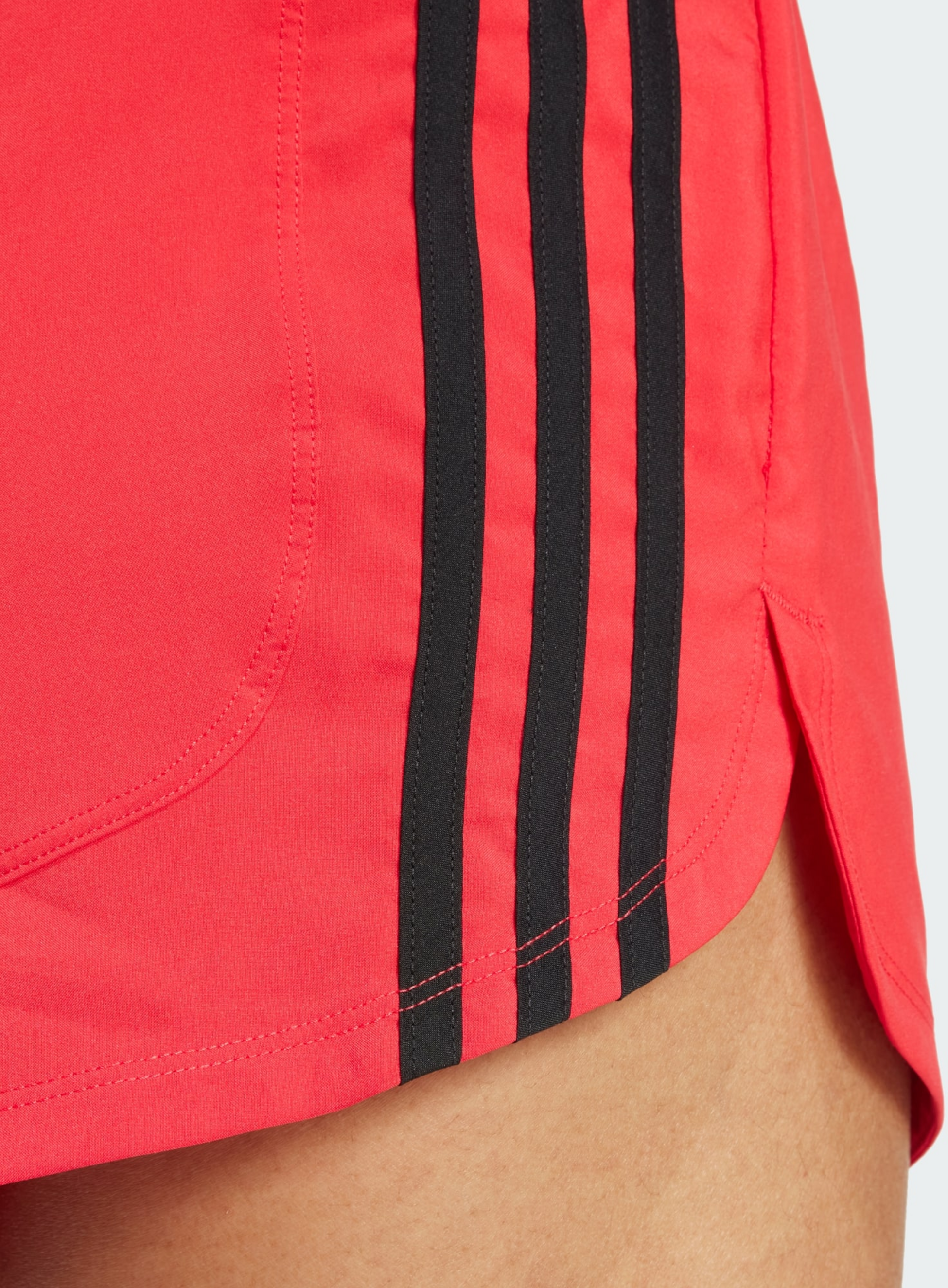 ADIDAS, Adidas Pacer Training 3-stripes Woven High-rise Shorts