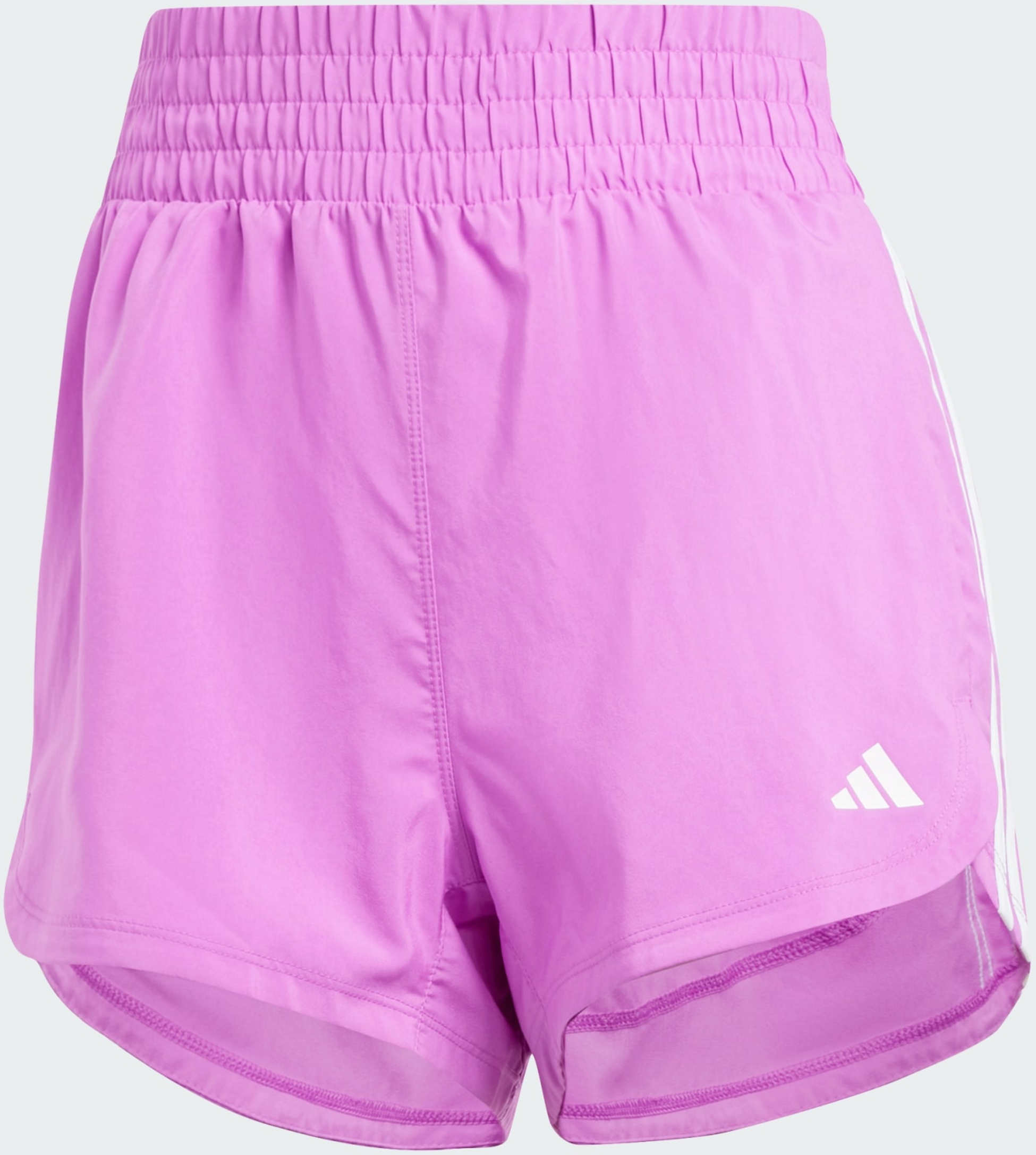 ADIDAS, Adidas Pacer Training 3-stripes Woven High-rise Shorts