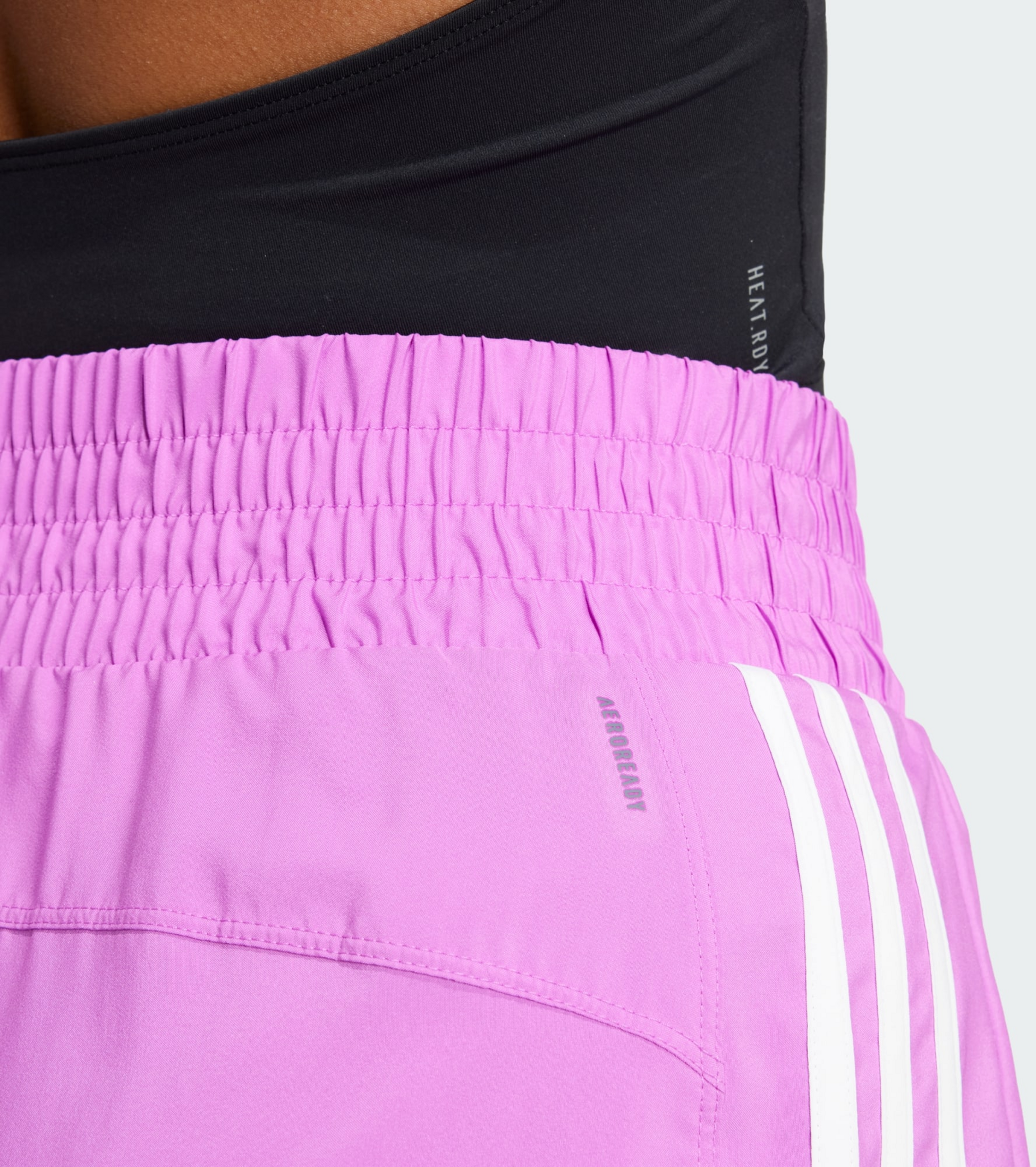 ADIDAS, Adidas Pacer Training 3-stripes Woven High-rise Shorts