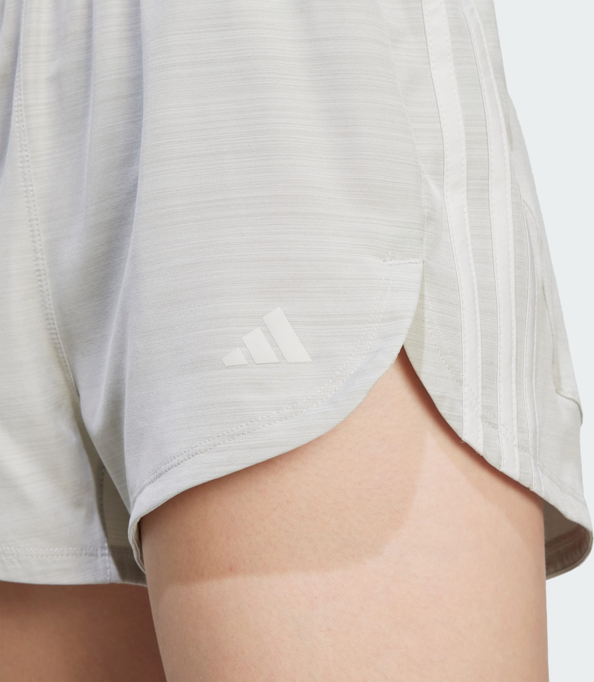ADIDAS, Adidas Pacer Training 3-stripes Woven High-rise Shorts