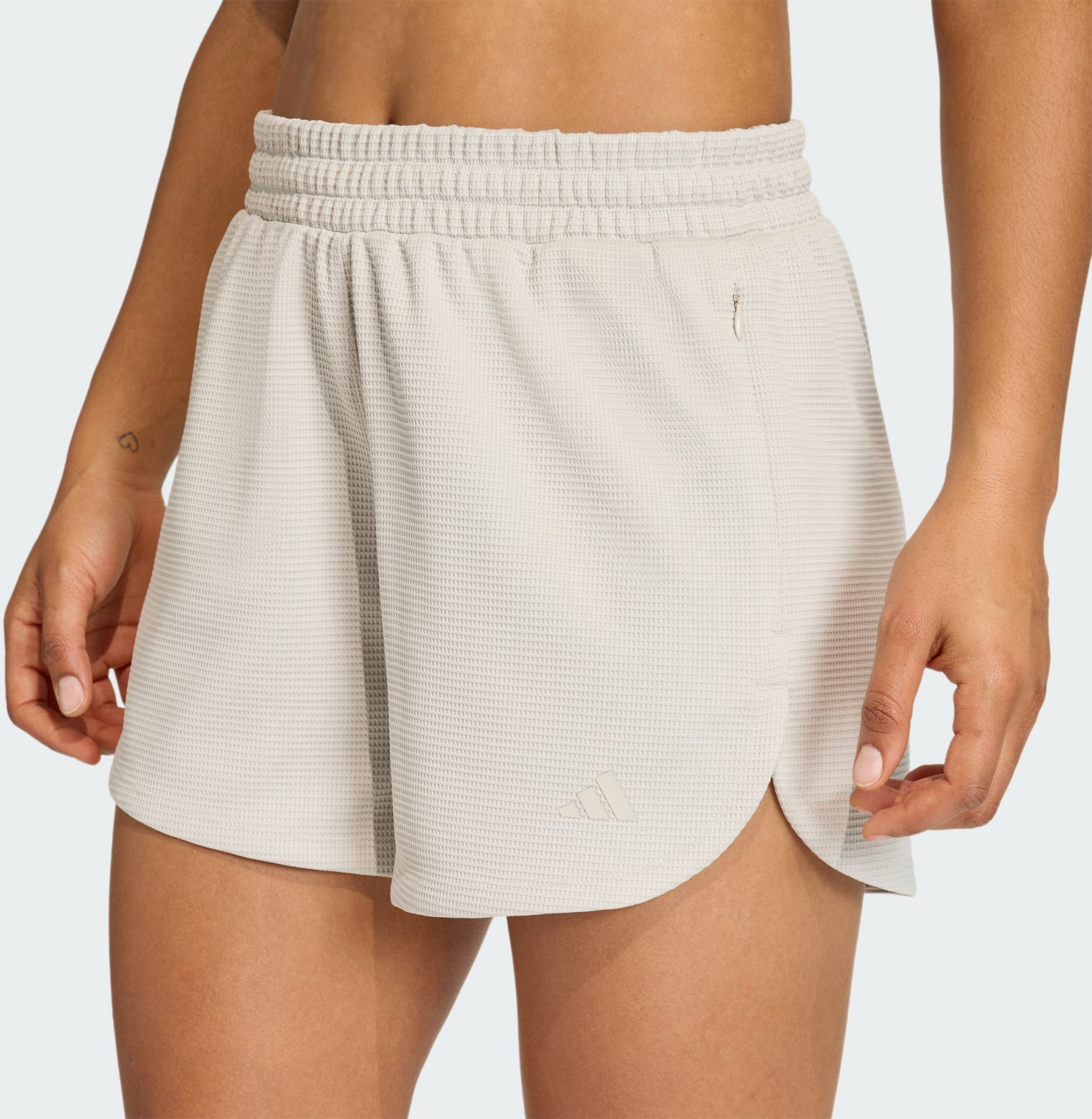 ADIDAS, Adidas Pacer Workout Waffle Shorts