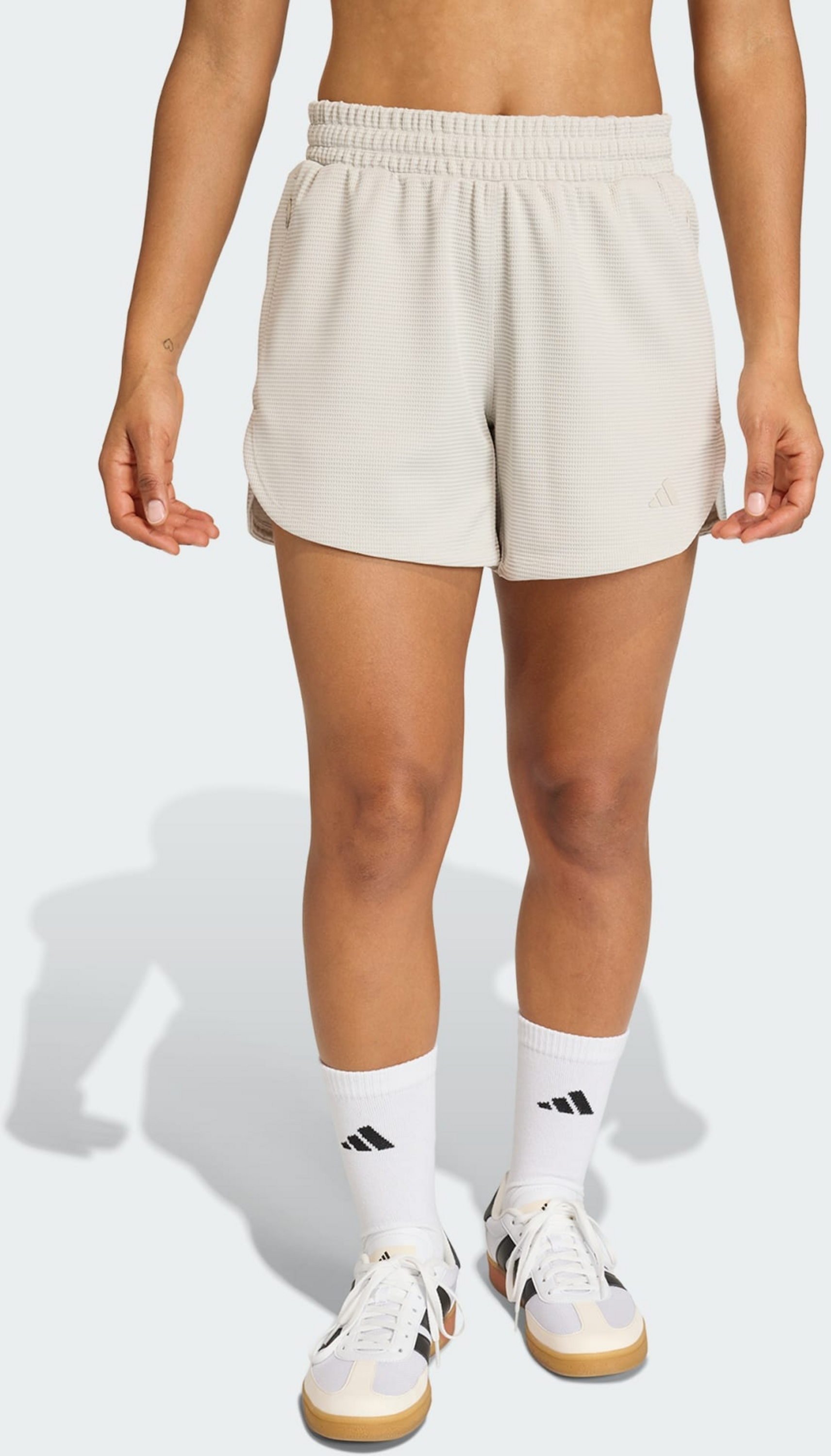 ADIDAS, Adidas Pacer Workout Waffle Shorts