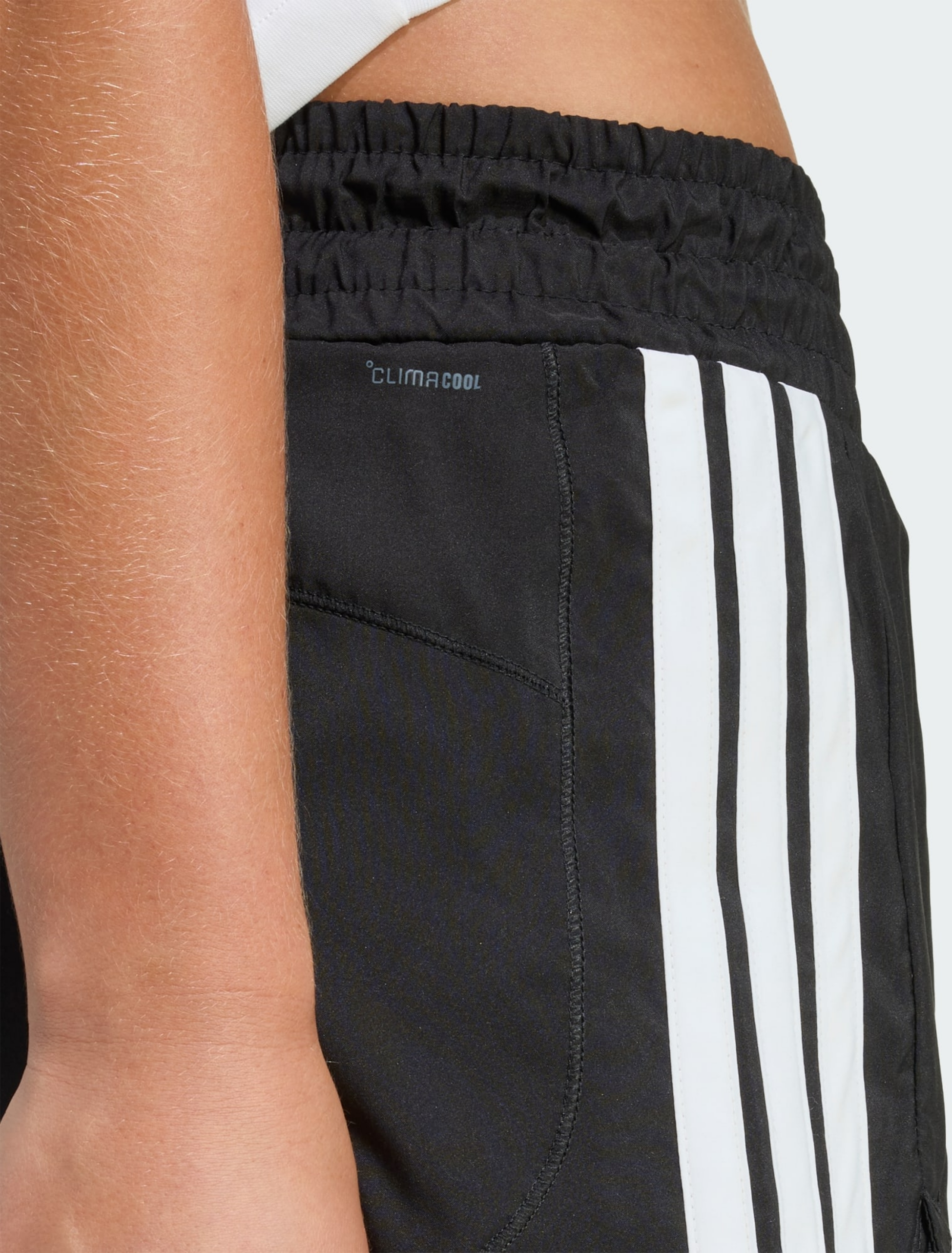 ADIDAS, Adidas Pacer Workout Woven High Rise Shorts