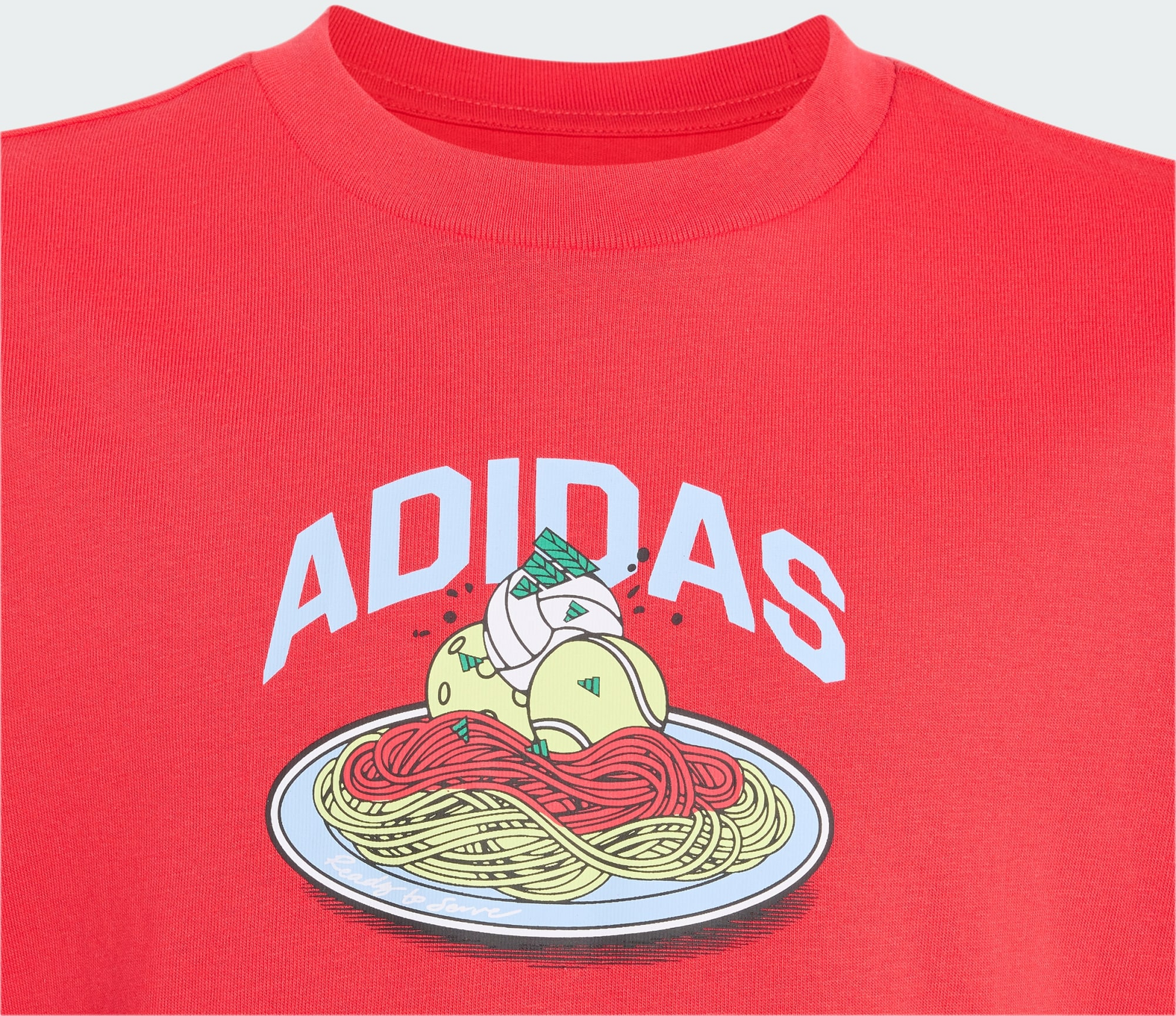 ADIDAS, Adidas Pasta T-shirt Med Grafik F&ouml;r Juniorer