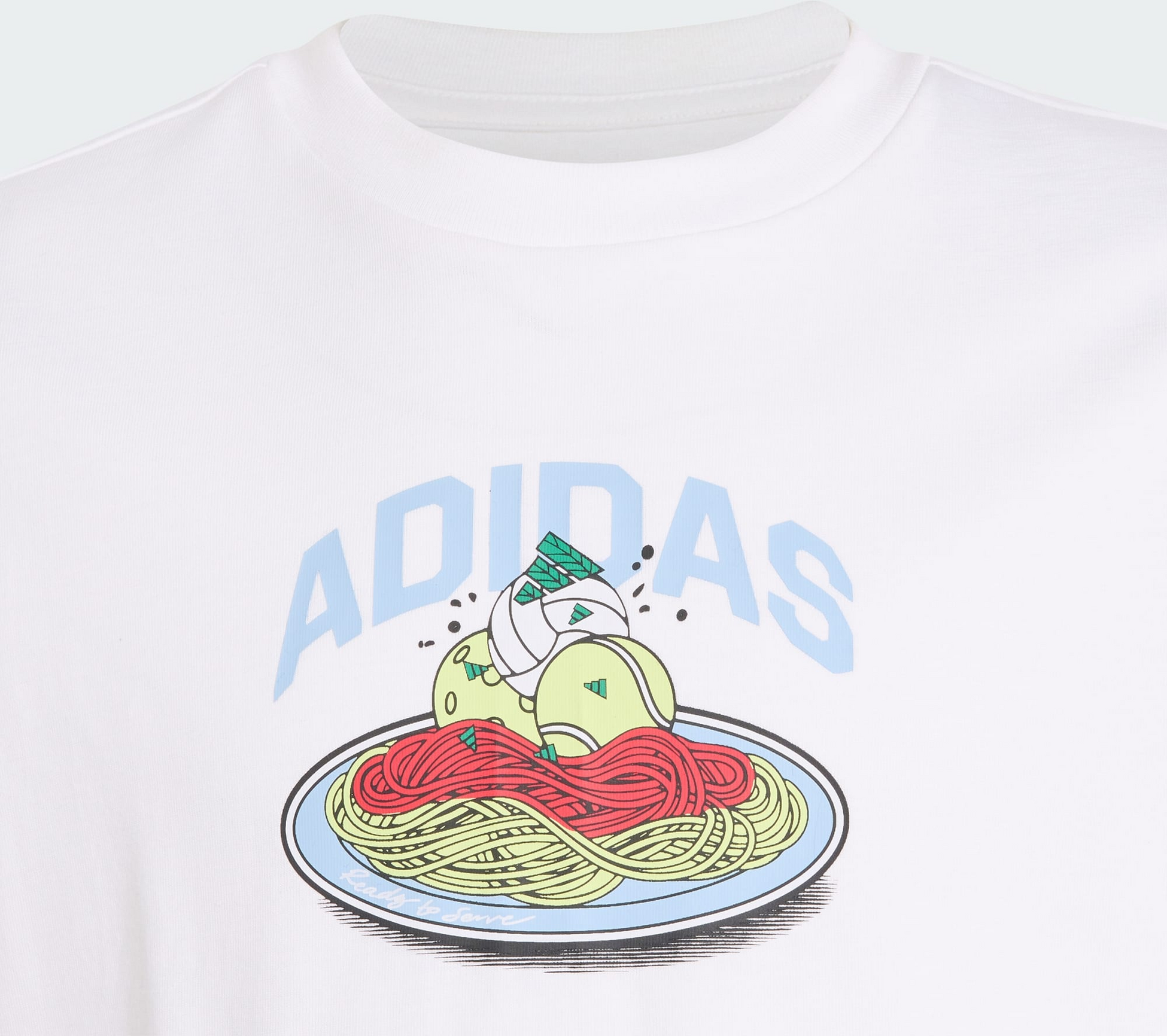 ADIDAS, Adidas Pasta T-shirt Med Grafik F&ouml;r Juniorer