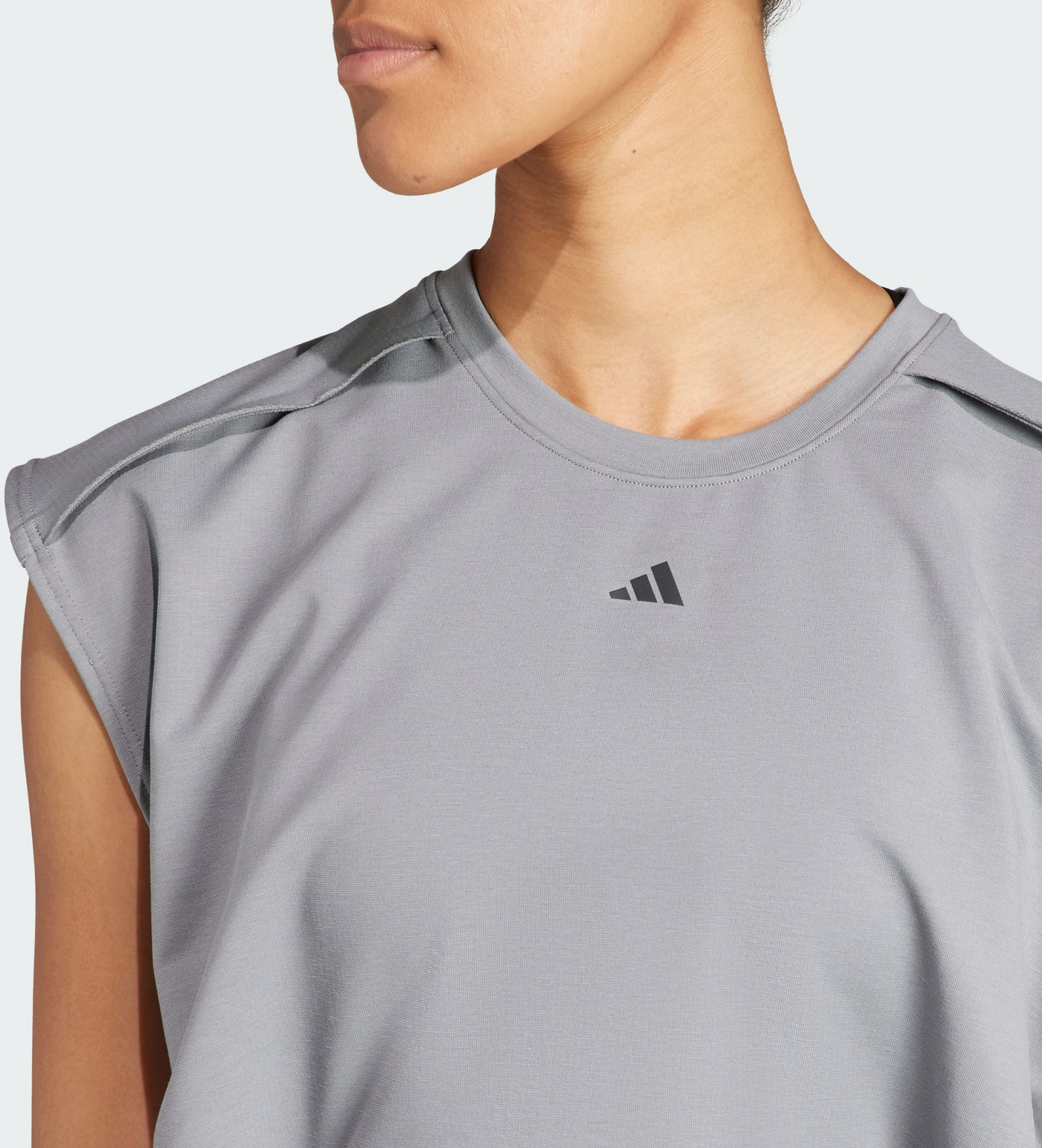 ADIDAS, Adidas Power Aeroready Crop Sleeveless T-shirt