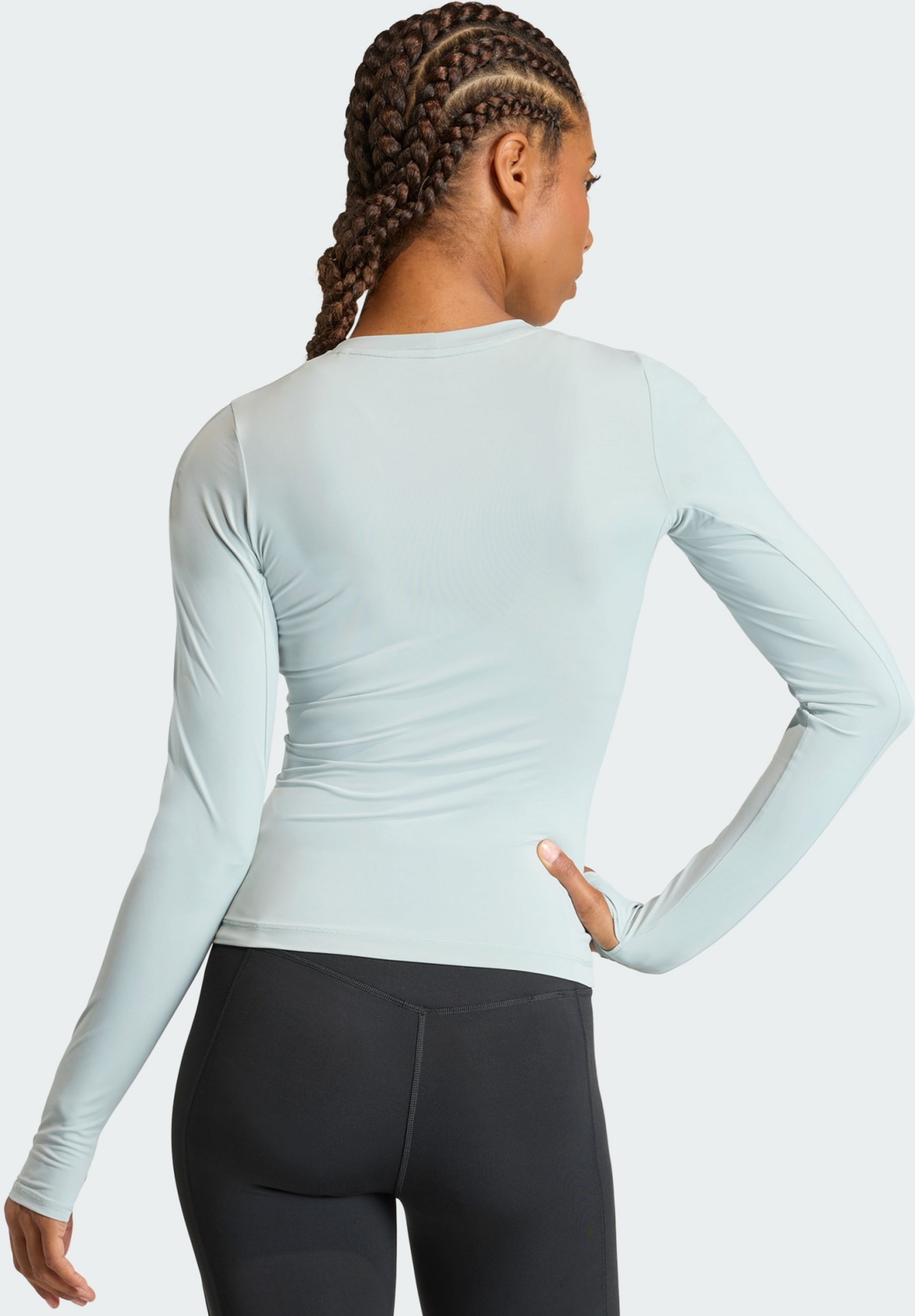 ADIDAS, Adidas Power Essentials Workout Contour Topp Med L&aring;nga &Auml;rmar