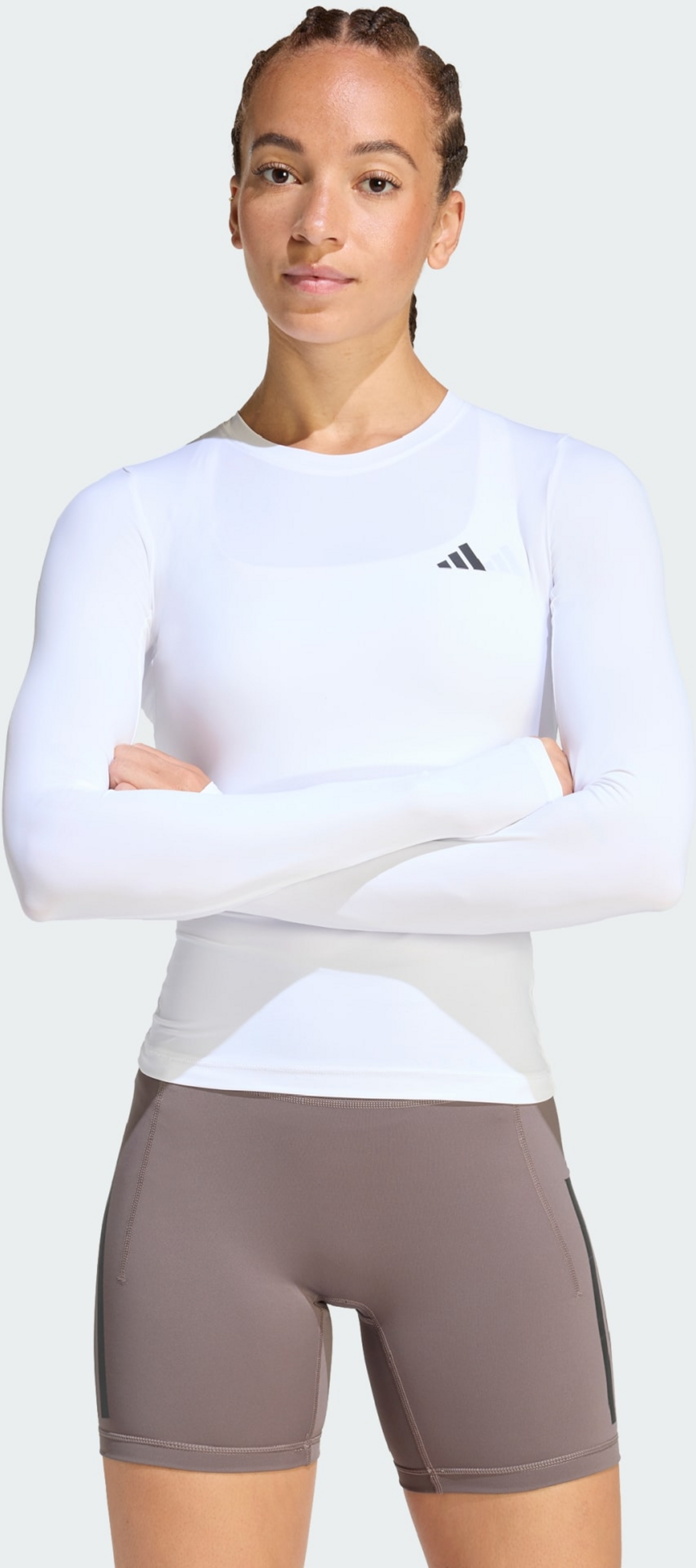 ADIDAS, Adidas Primelift Essentials Workout Contour Topp Med L&aring;nga &Auml;rmar