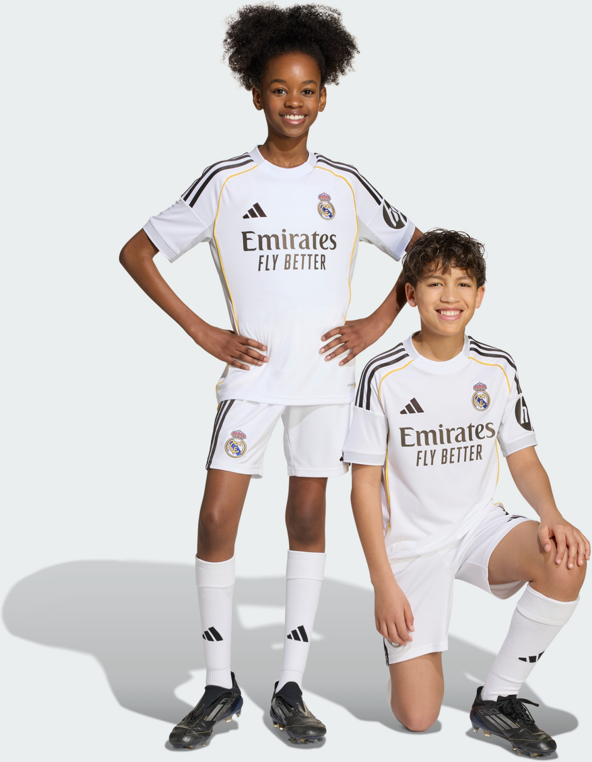 ADIDAS, Adidas Real Madrid 25/26 Hemmashorts För Barn