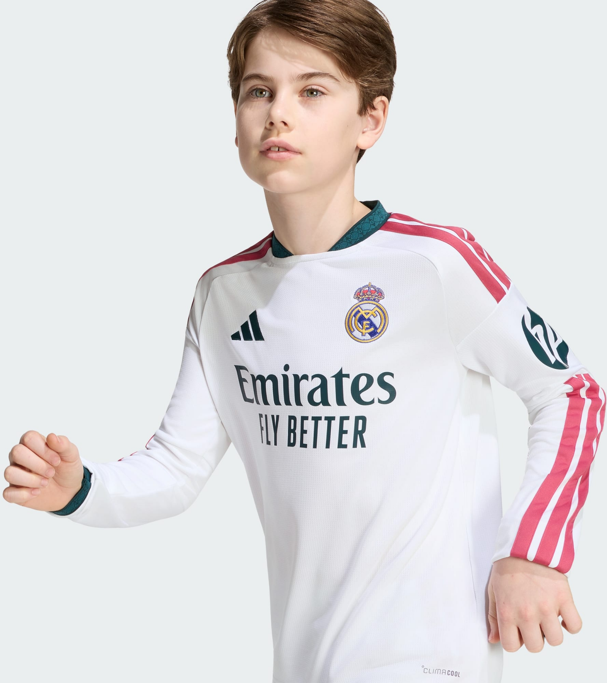 ADIDAS, Adidas Real Madrid 26/27 L&aring;ng&auml;rmad Hemmatr&ouml;ja F&ouml;r Barn