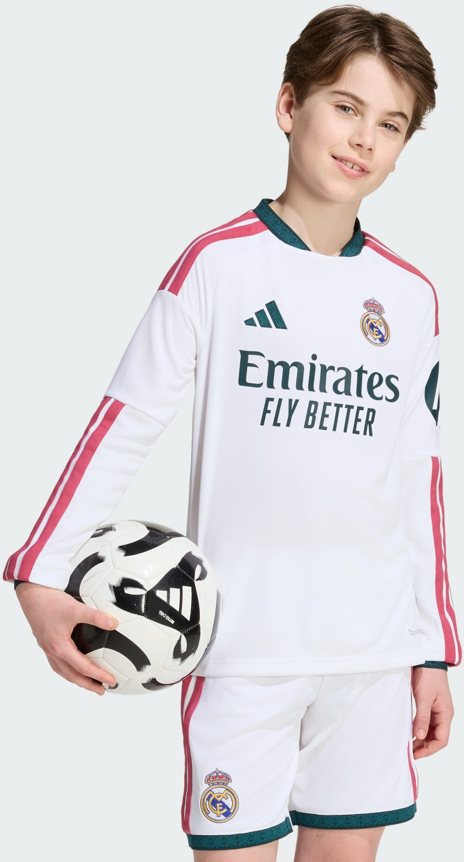 ADIDAS, Adidas Real Madrid 26/27 L&aring;ng&auml;rmad Hemmatr&ouml;ja F&ouml;r Barn