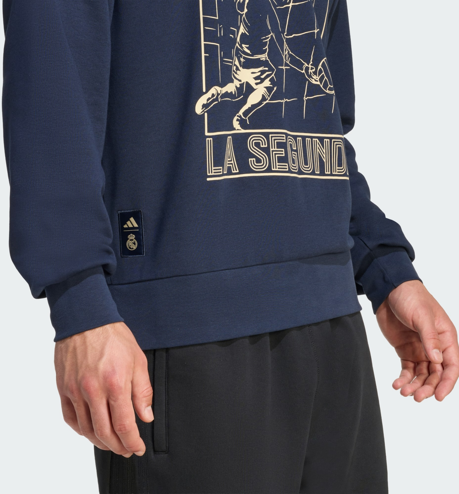 ADIDAS, Adidas Real Madrid Heritage Sweatshirt Med Rund Hals