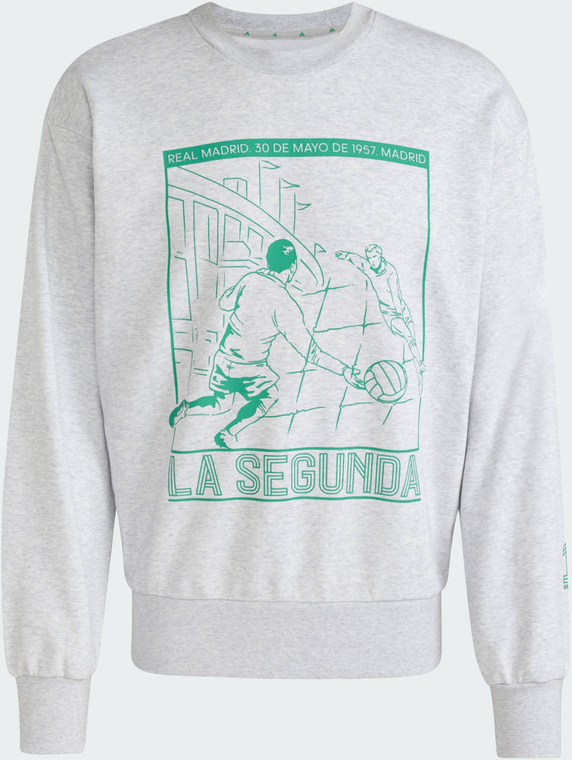 ADIDAS, Adidas Real Madrid Heritage Sweatshirt Med Rund Hals