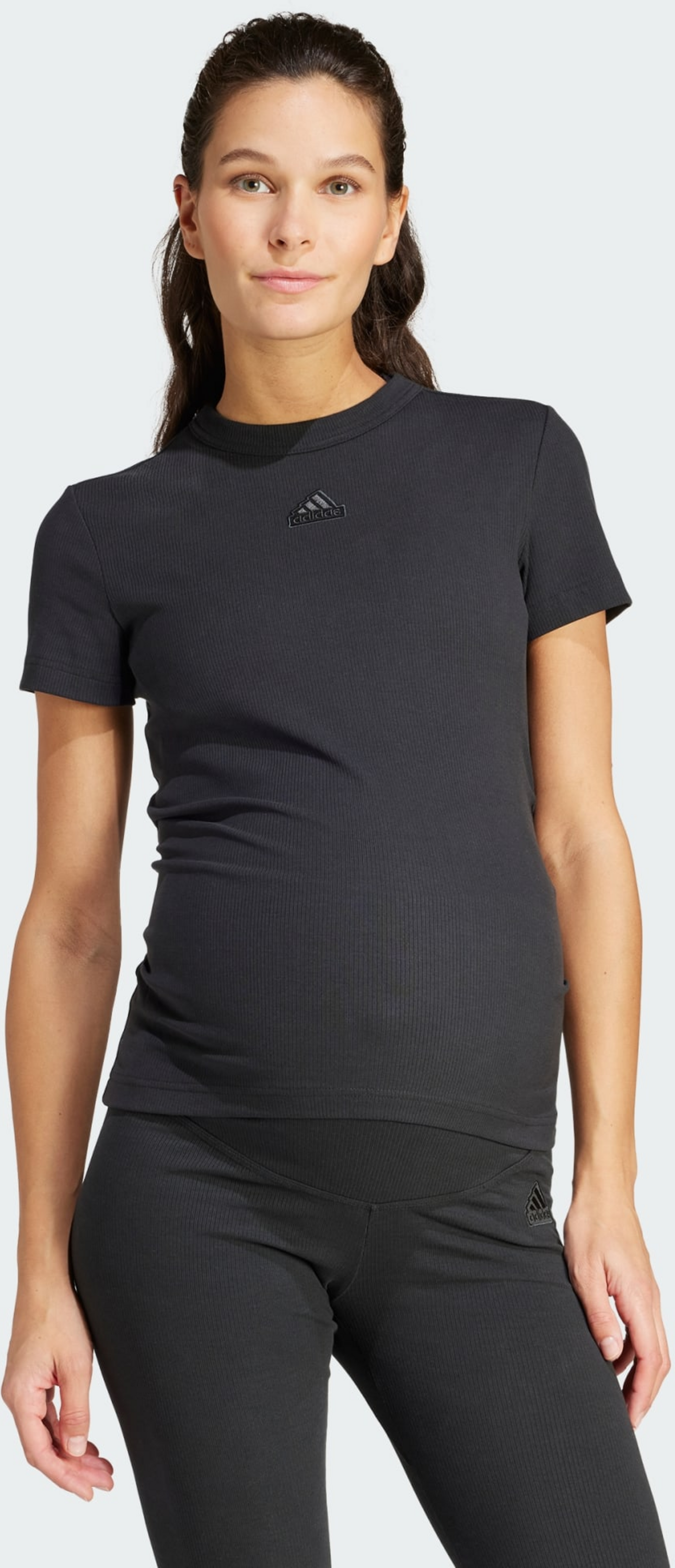 ADIDAS, Adidas Ribbed Fitted T-shirt (maternity)