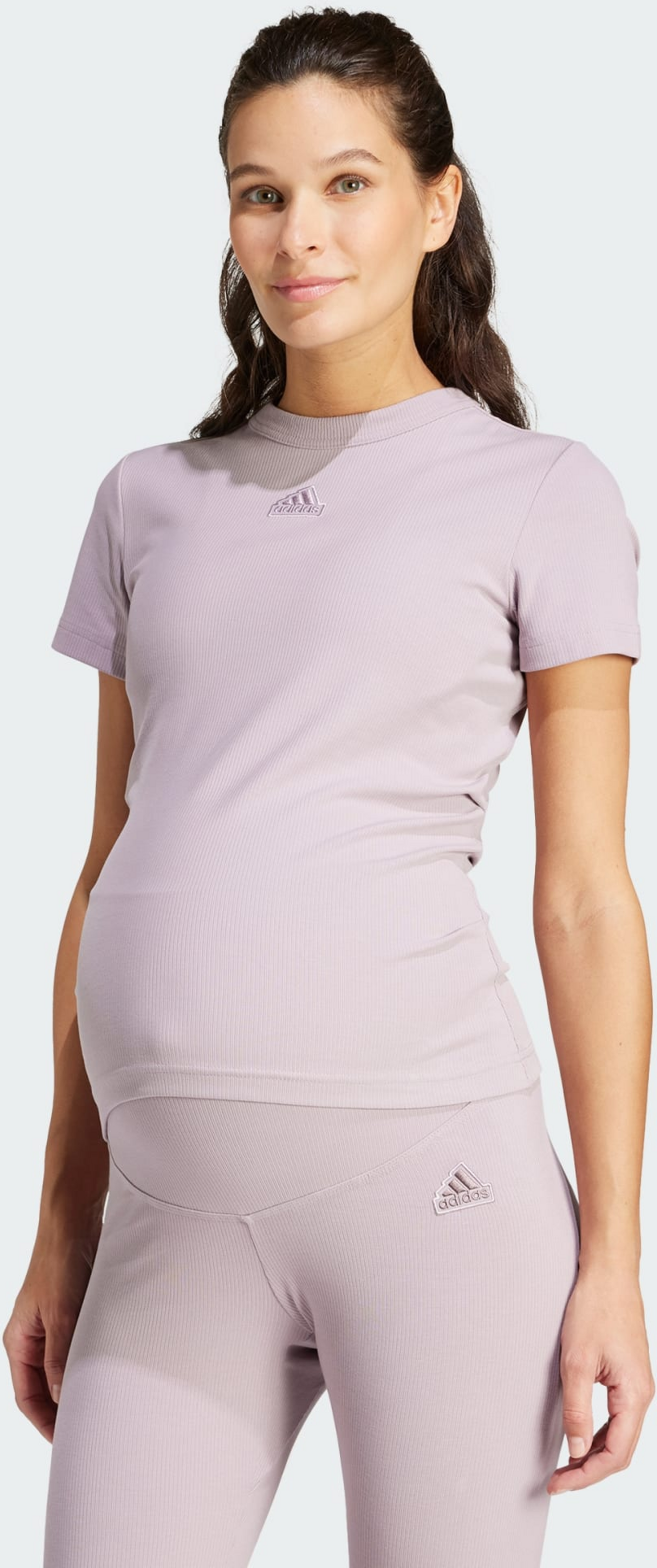 ADIDAS, Adidas Ribbed Fitted T-shirt (maternity)