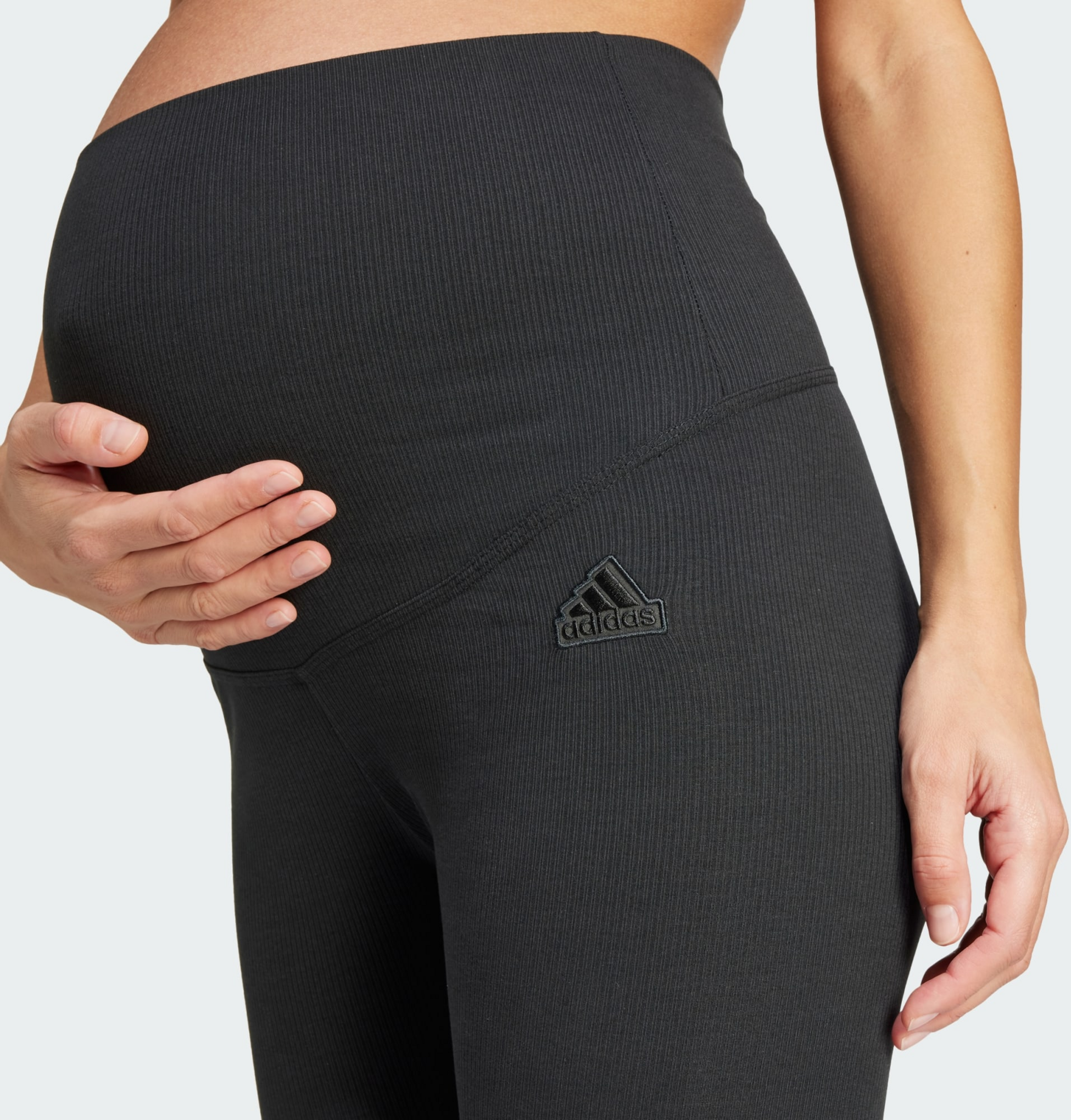 ADIDAS, Adidas Ribbed High-waist 7/8 Tights (maternity)