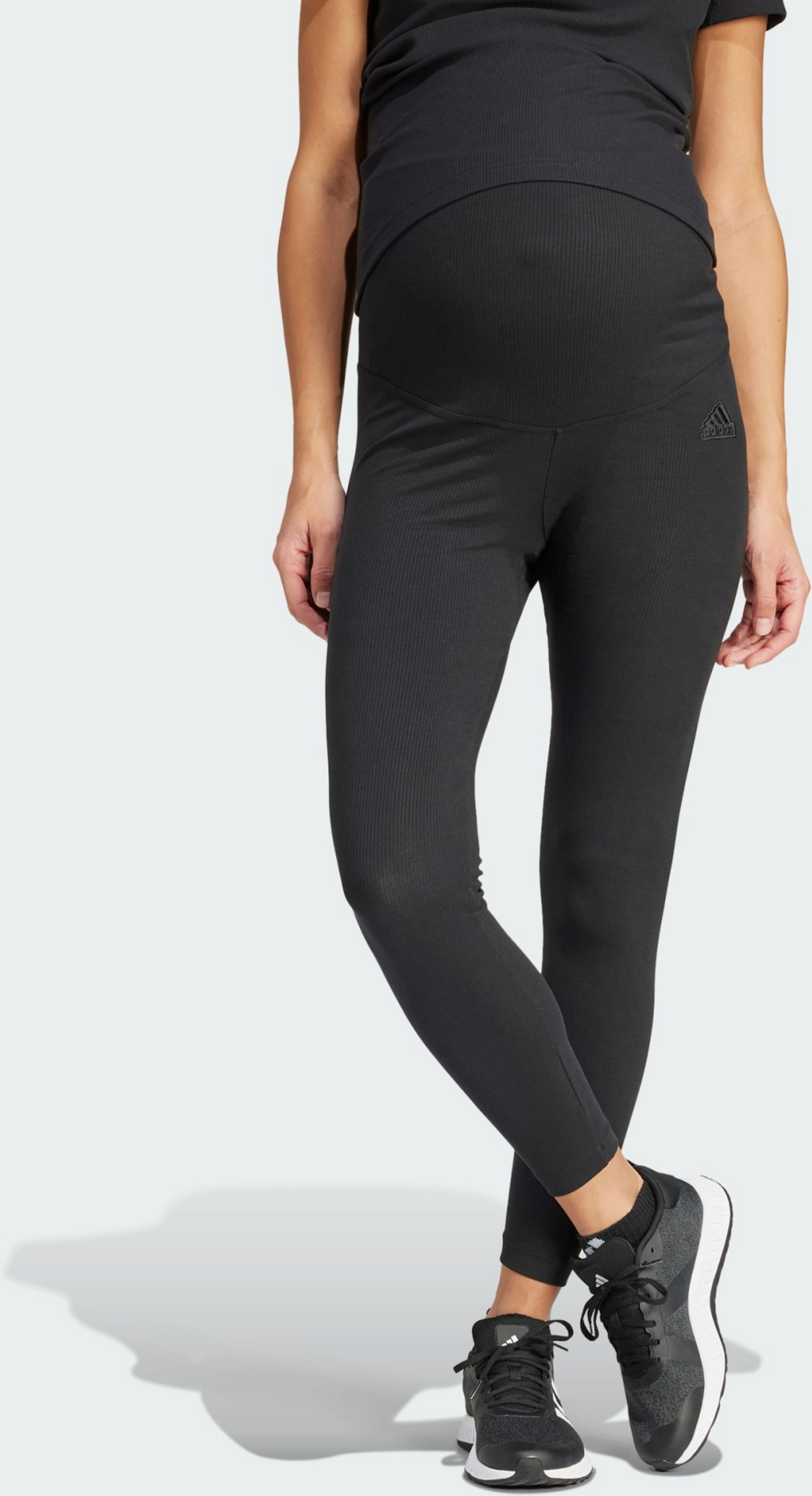 ADIDAS, Adidas Ribbed High-waist 7/8 Tights (maternity)