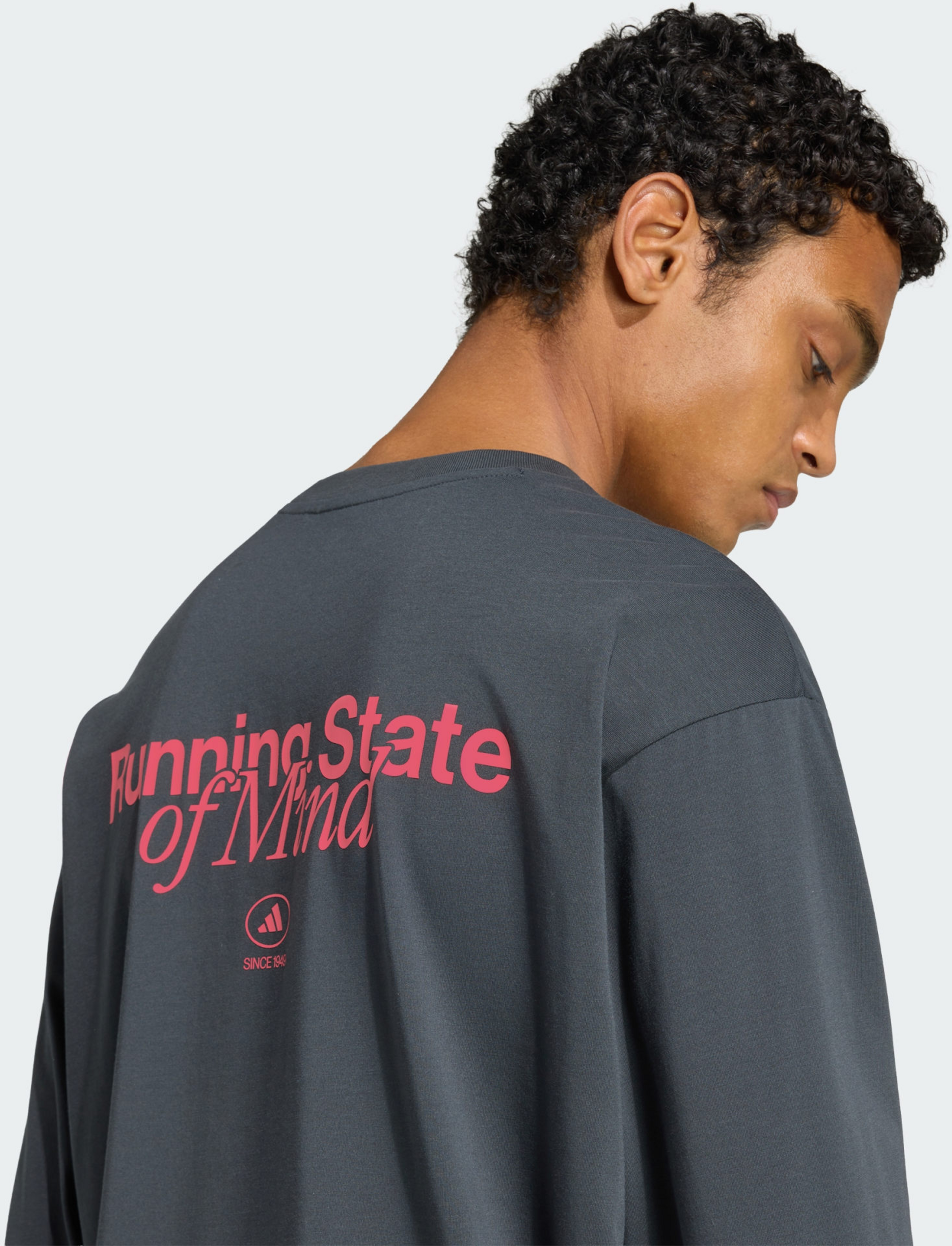 ADIDAS, Adidas Running State Of Mind Graphic L&aring;ng&auml;rmad T-shirt