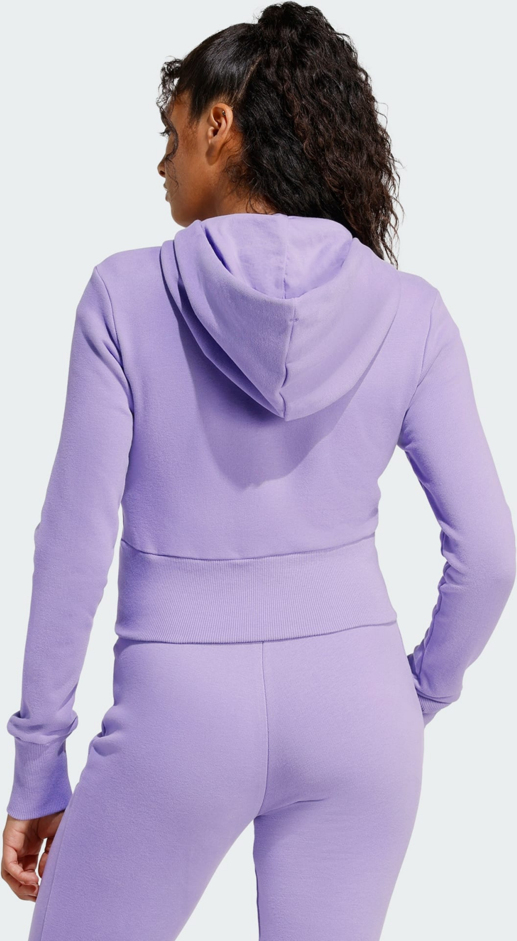 ADIDAS, Adidas Säsongens Måste-ha French Terry-tröja Med Hel Dragkedja