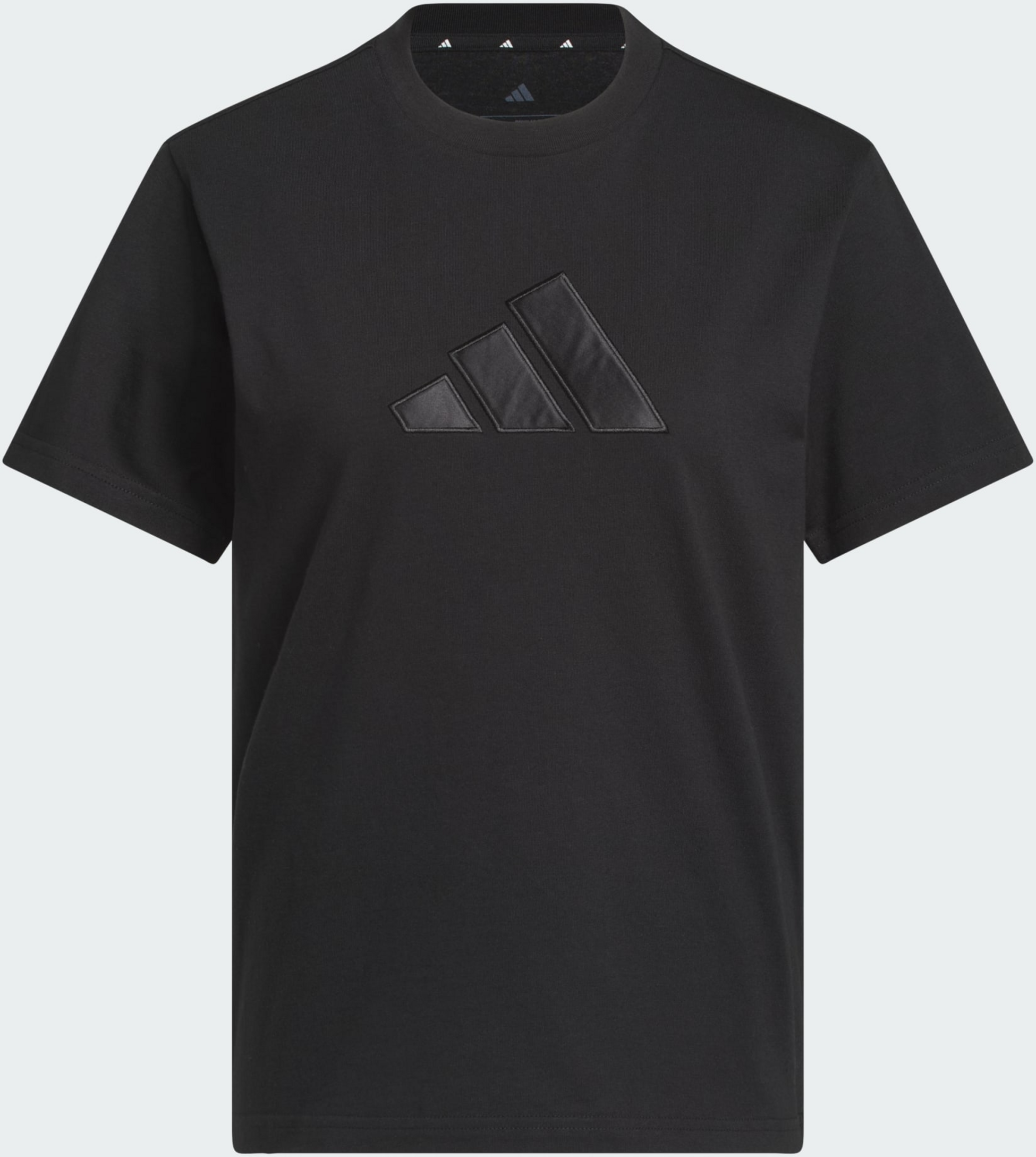 ADIDAS, Adidas Satin-filled Logo Graphic T-shirt