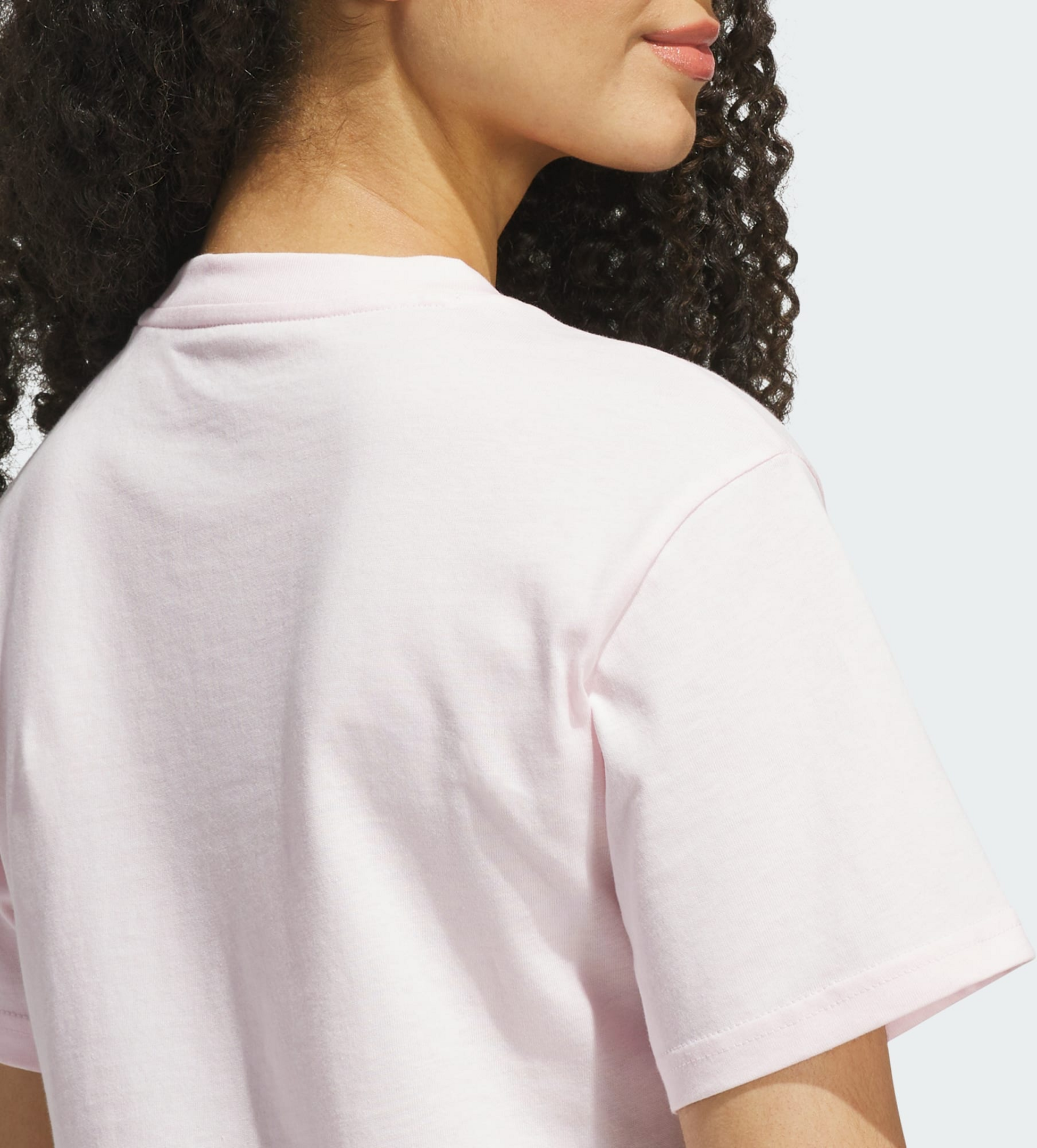 ADIDAS, Adidas Satin-filled Logo Graphic T-shirt