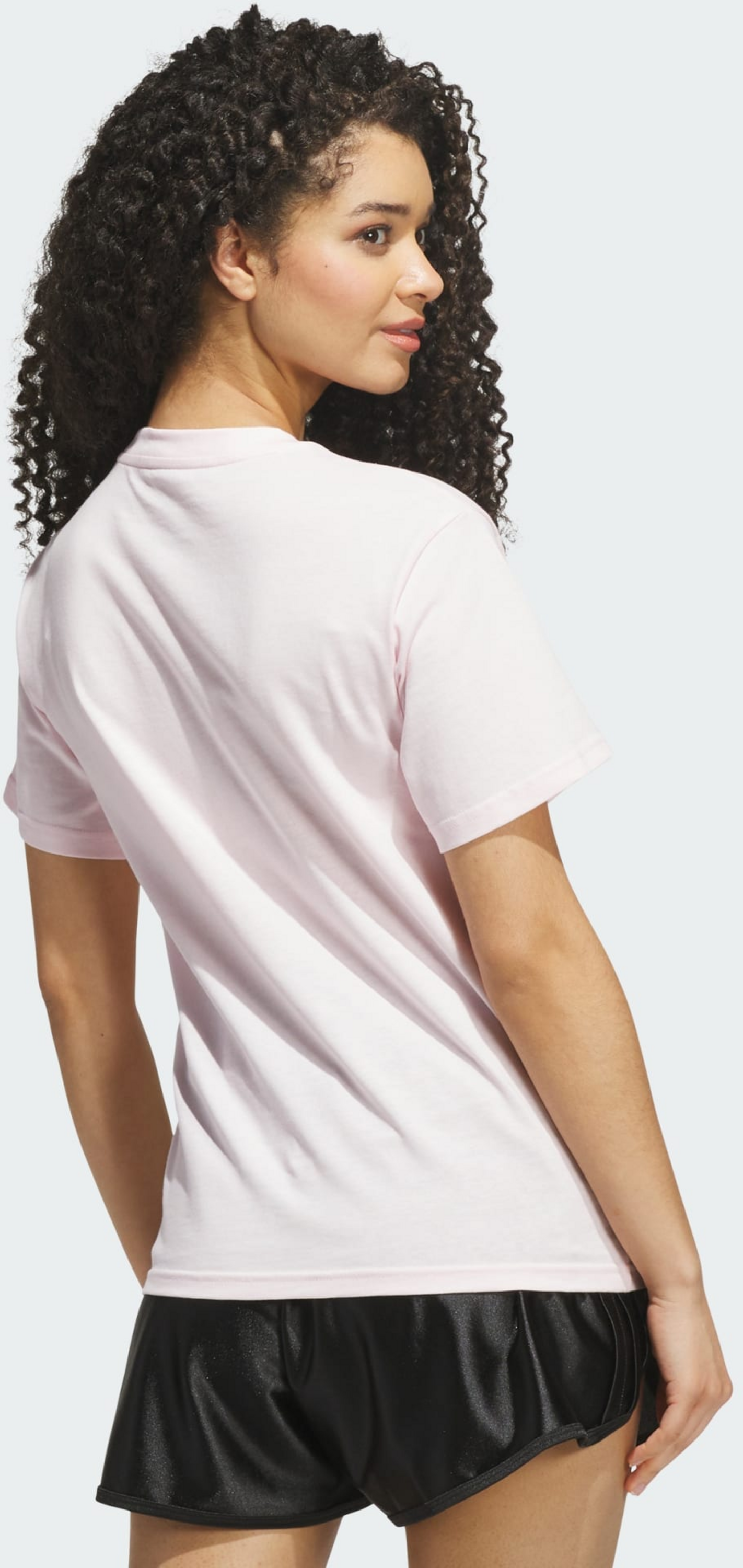 ADIDAS, Adidas Satin-filled Logo Graphic T-shirt