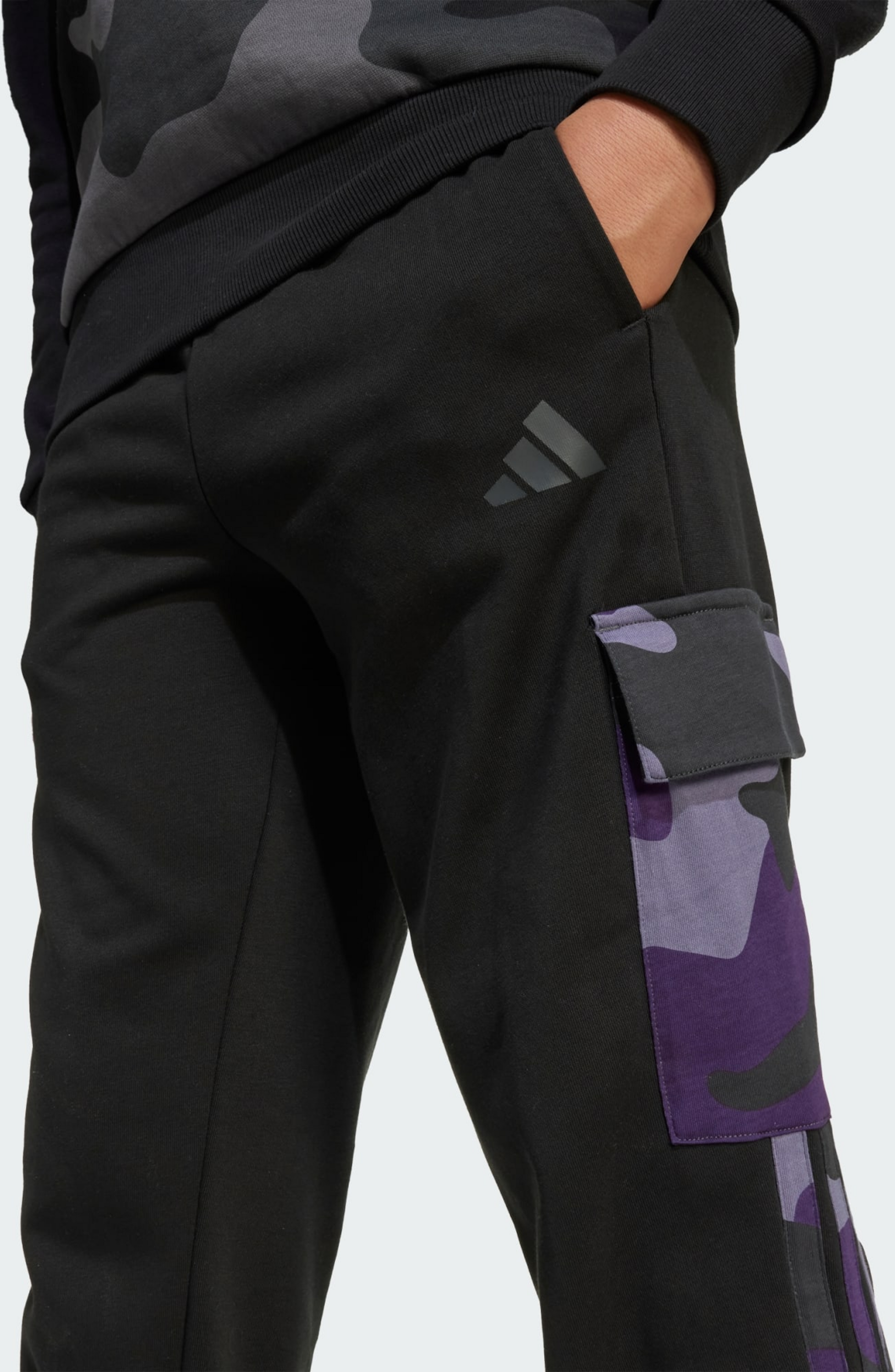 ADIDAS, Adidas Seasonal Essentials Camo Cargobyxor I Sweatshirttyg För Barn