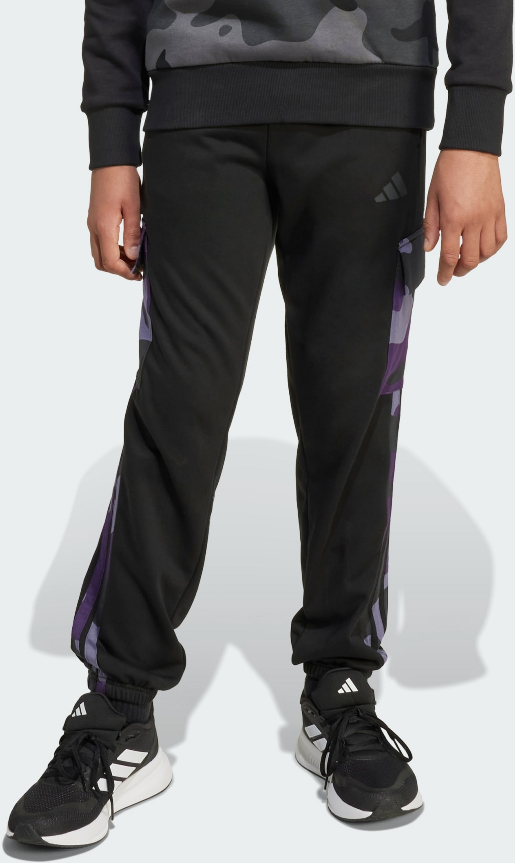 ADIDAS, Adidas Seasonal Essentials Camo Cargobyxor I Sweatshirttyg För Barn