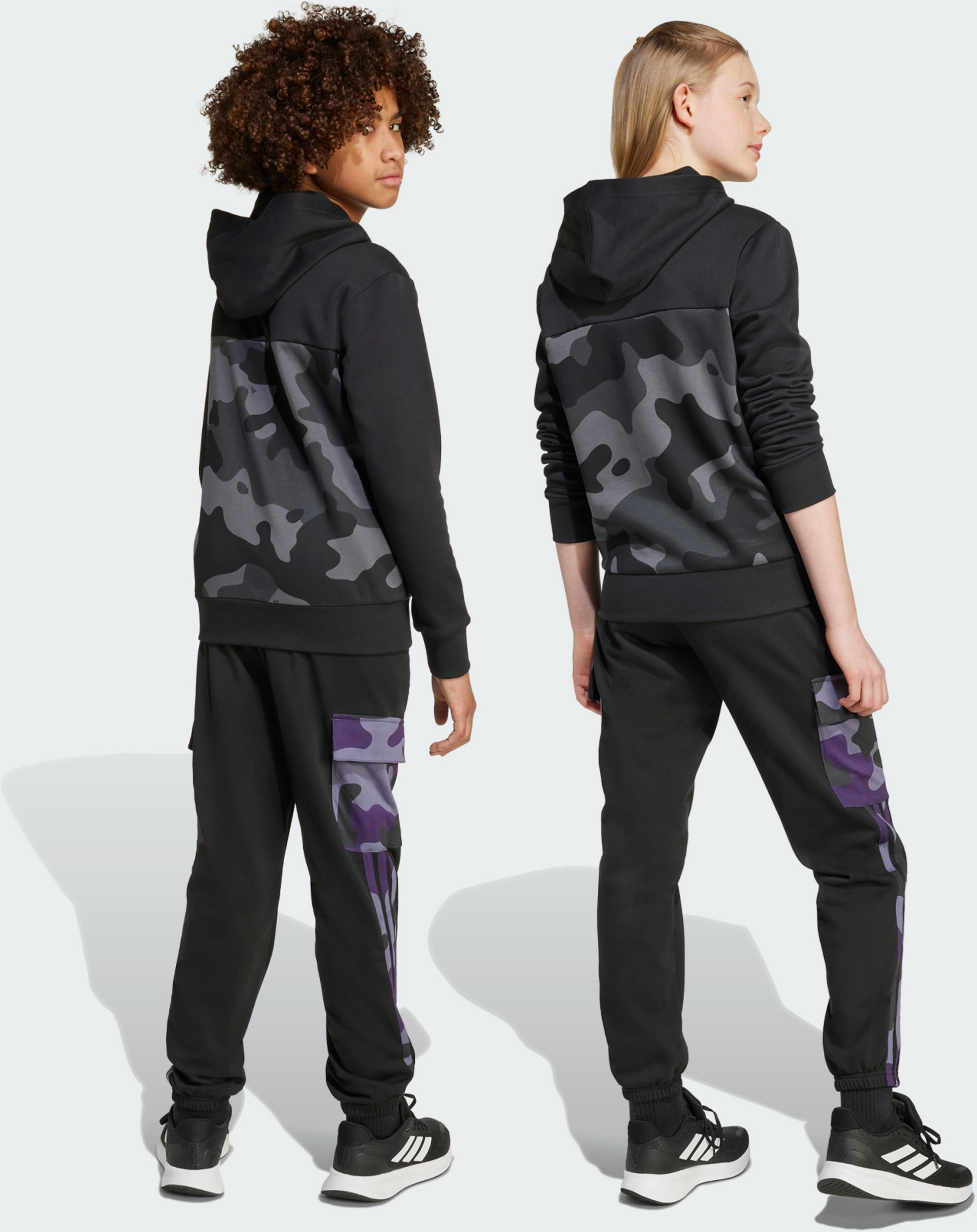 ADIDAS, Adidas Seasonal Essentials Camo Cargobyxor I Sweatshirttyg För Barn