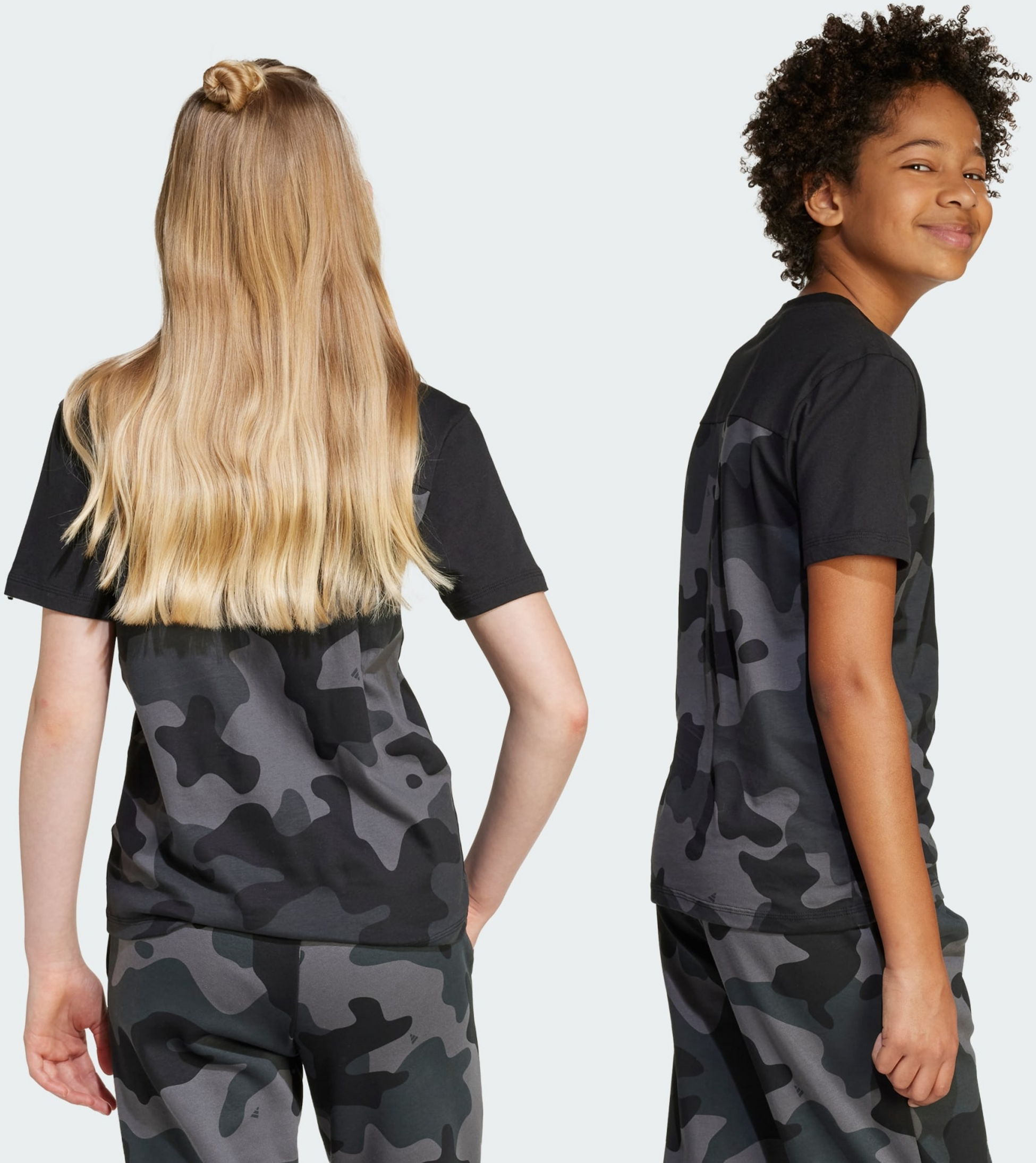 ADIDAS, Adidas Seasonal Essentials Camo Cotton T-shirt För Barn