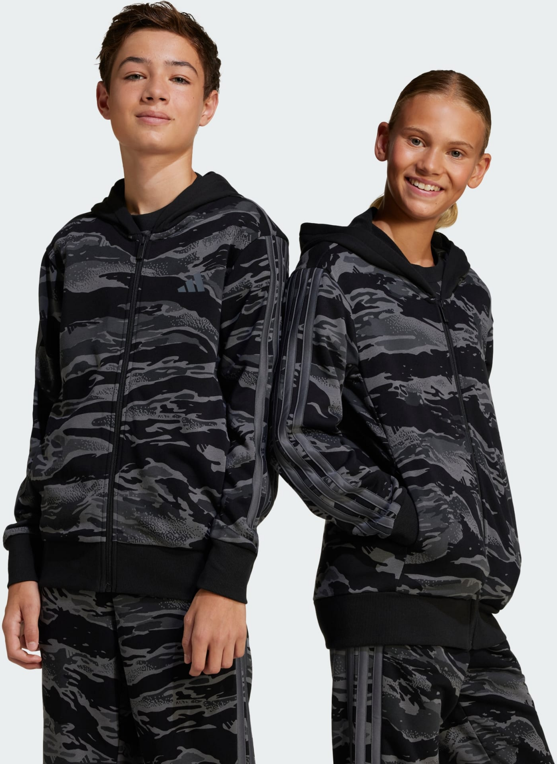 ADIDAS, Adidas Seasonal Essentials Camo Full-zip Hoodie