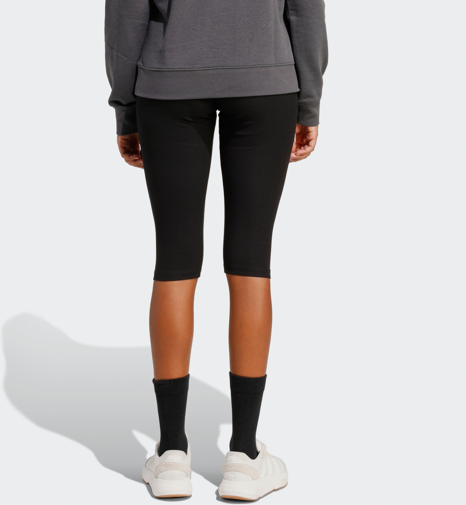 ADIDAS, Adidas Seasonal Essentials Capri-leggings Med Ribbning