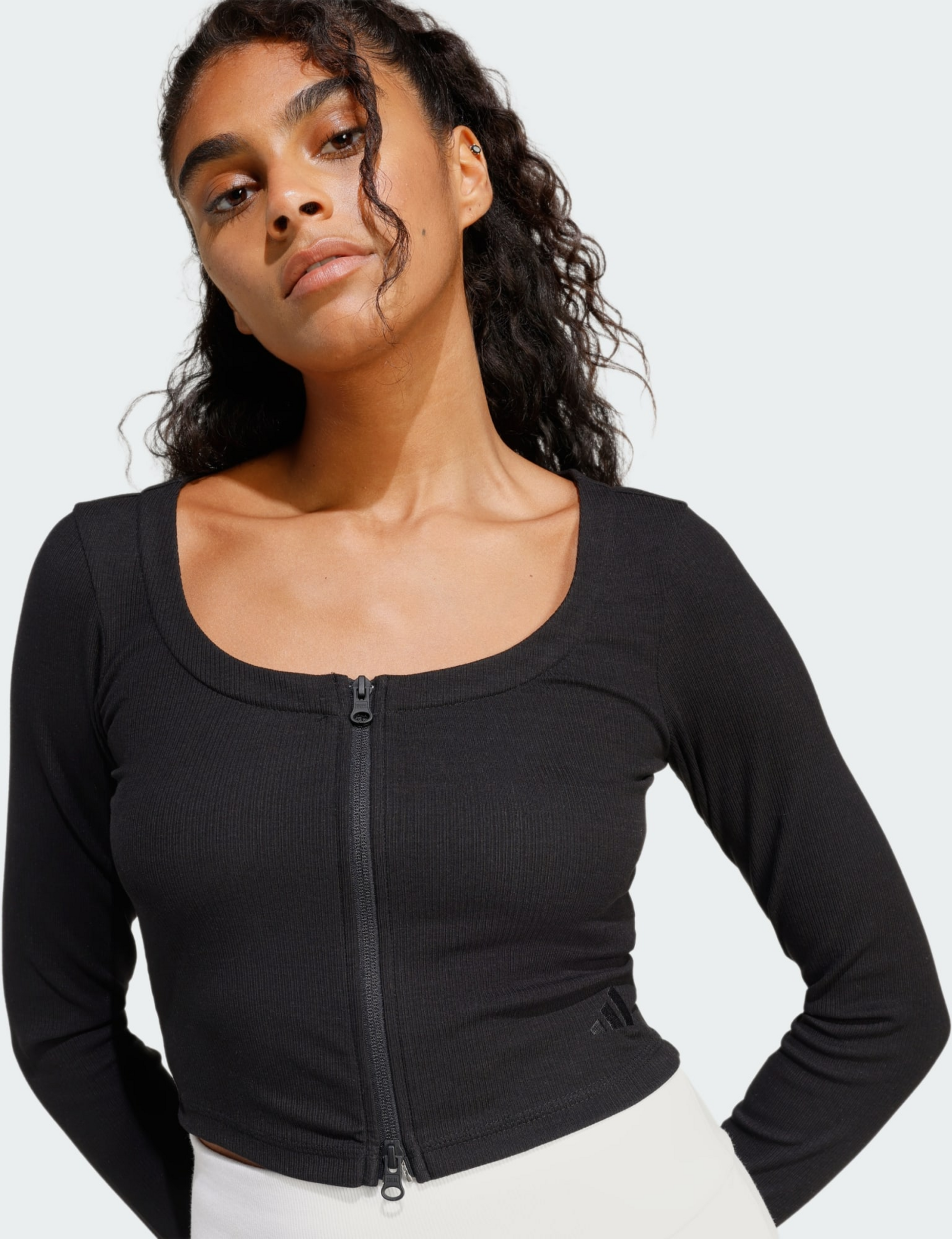 ADIDAS, Adidas Seasonal Essentials Cardigan Med Ribbning