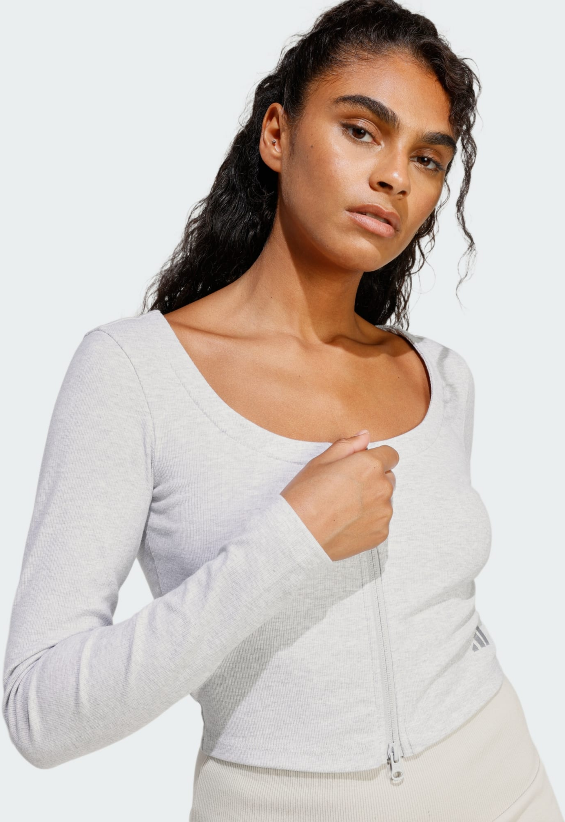 ADIDAS, Adidas Seasonal Essentials Cardigan Med Ribbning